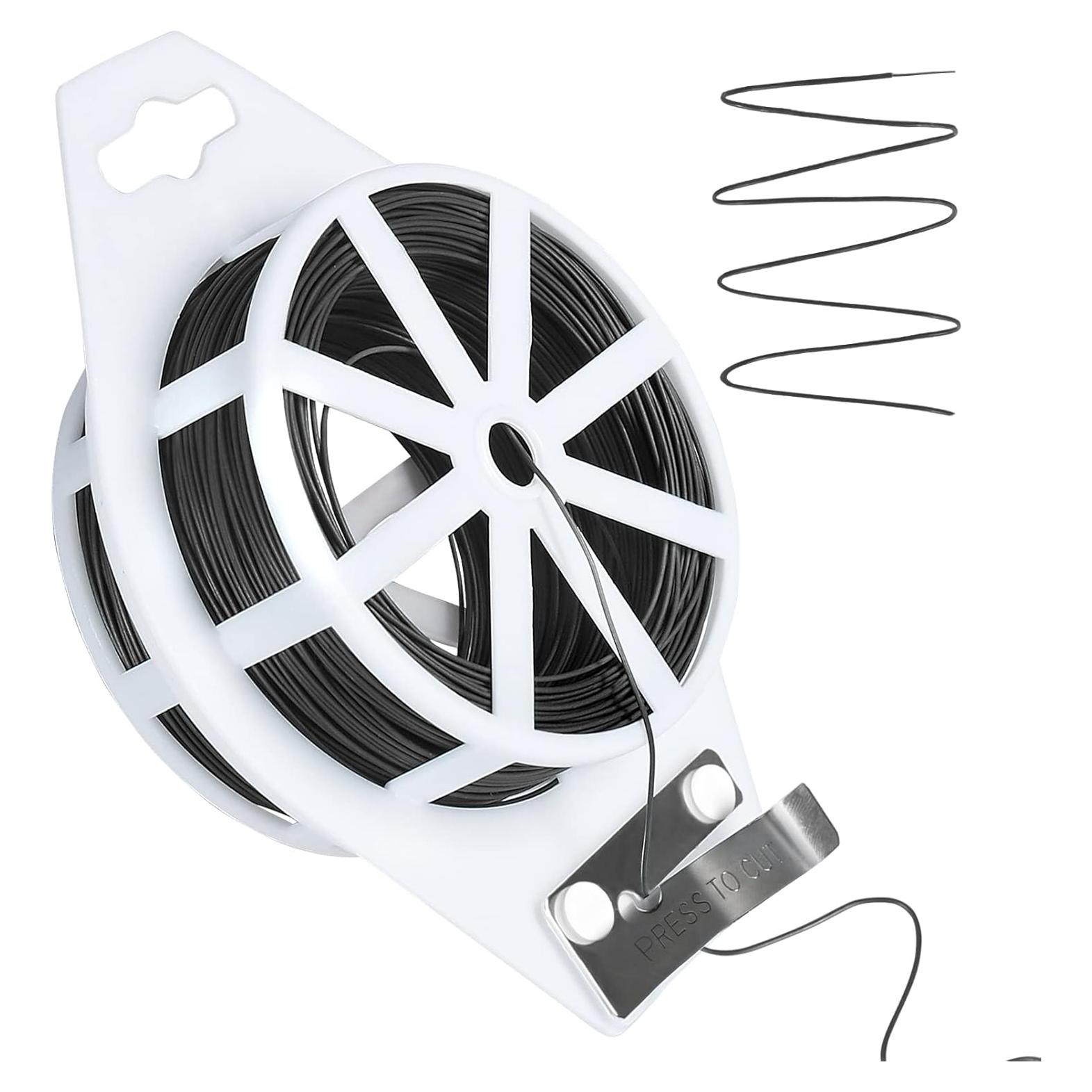 Alambre Floral Tenn Well 100m 22 Calibres Negro con Cortador