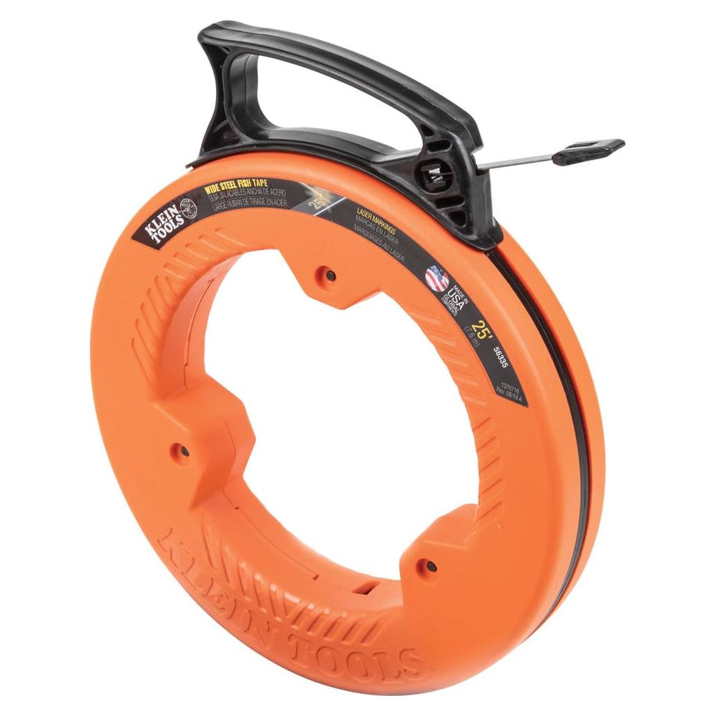 Cinta de Pesca de Acero Klein Tools 56335 7.62m 0.64cm Ancha