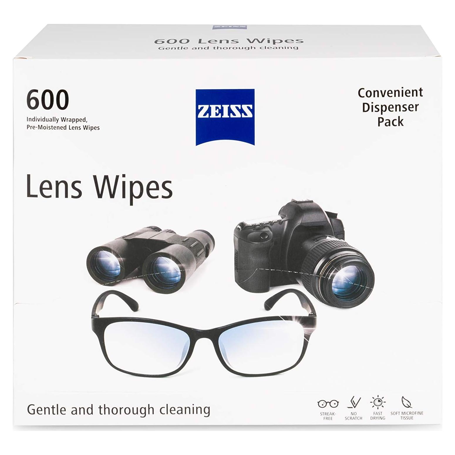 Toallitas de limpieza ZEISS prehumedecidas 600 unidades