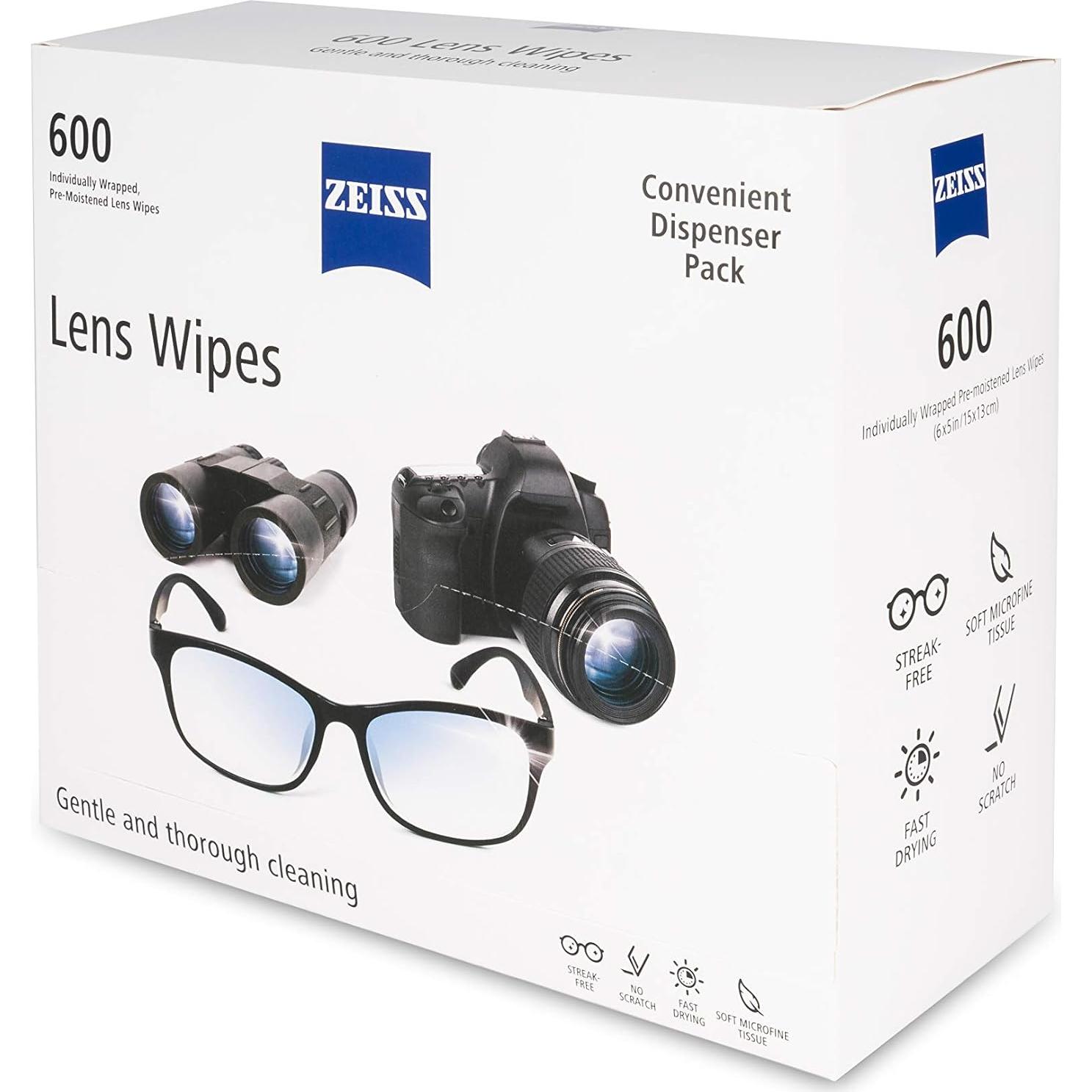 Toallitas de limpieza ZEISS prehumedecidas 600 unidades