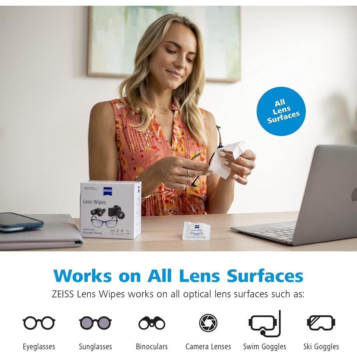 Toallitas de limpieza ZEISS prehumedecidas 600 unidades