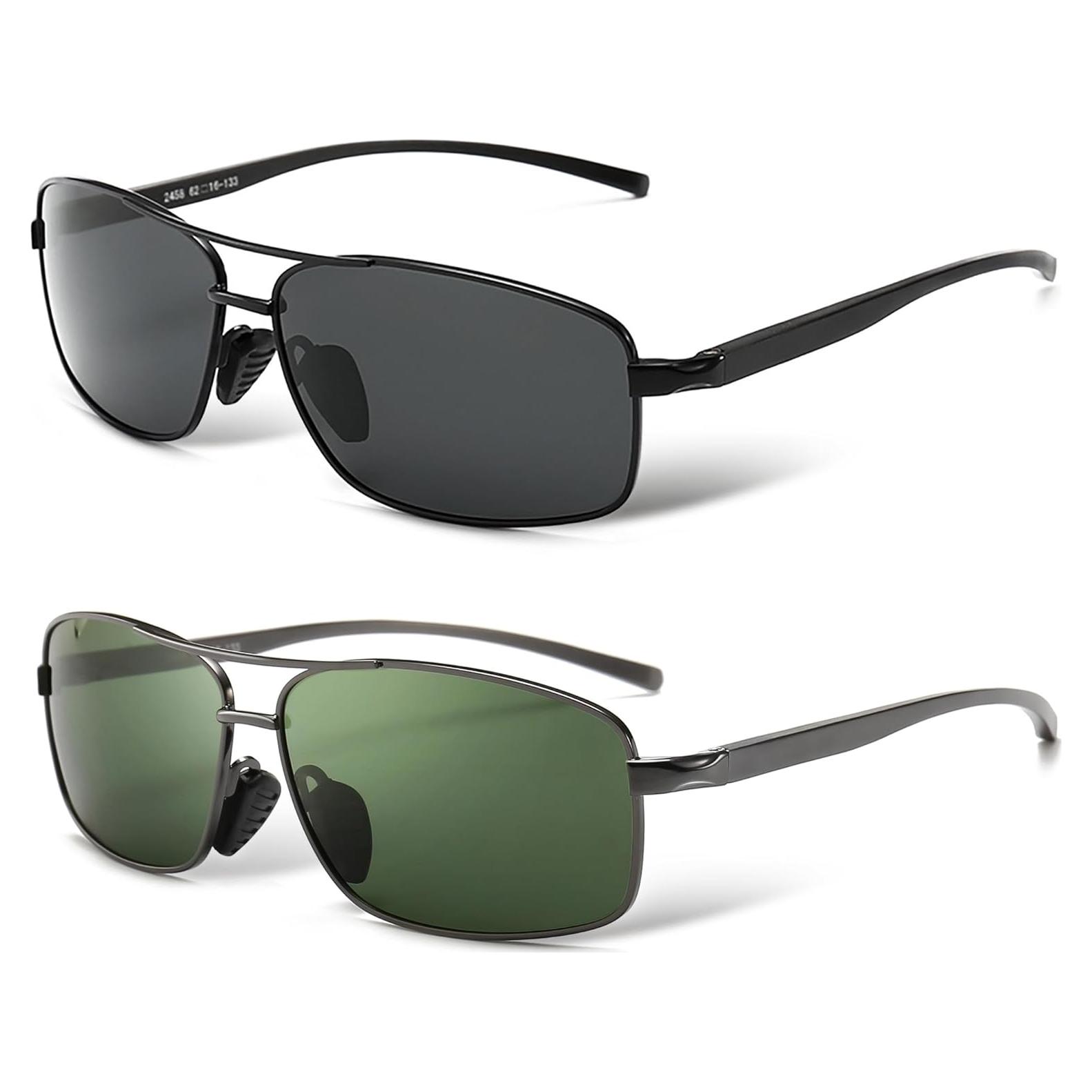 Gafas de sol polarizadas SUNGAIT paquete de 2 UV400