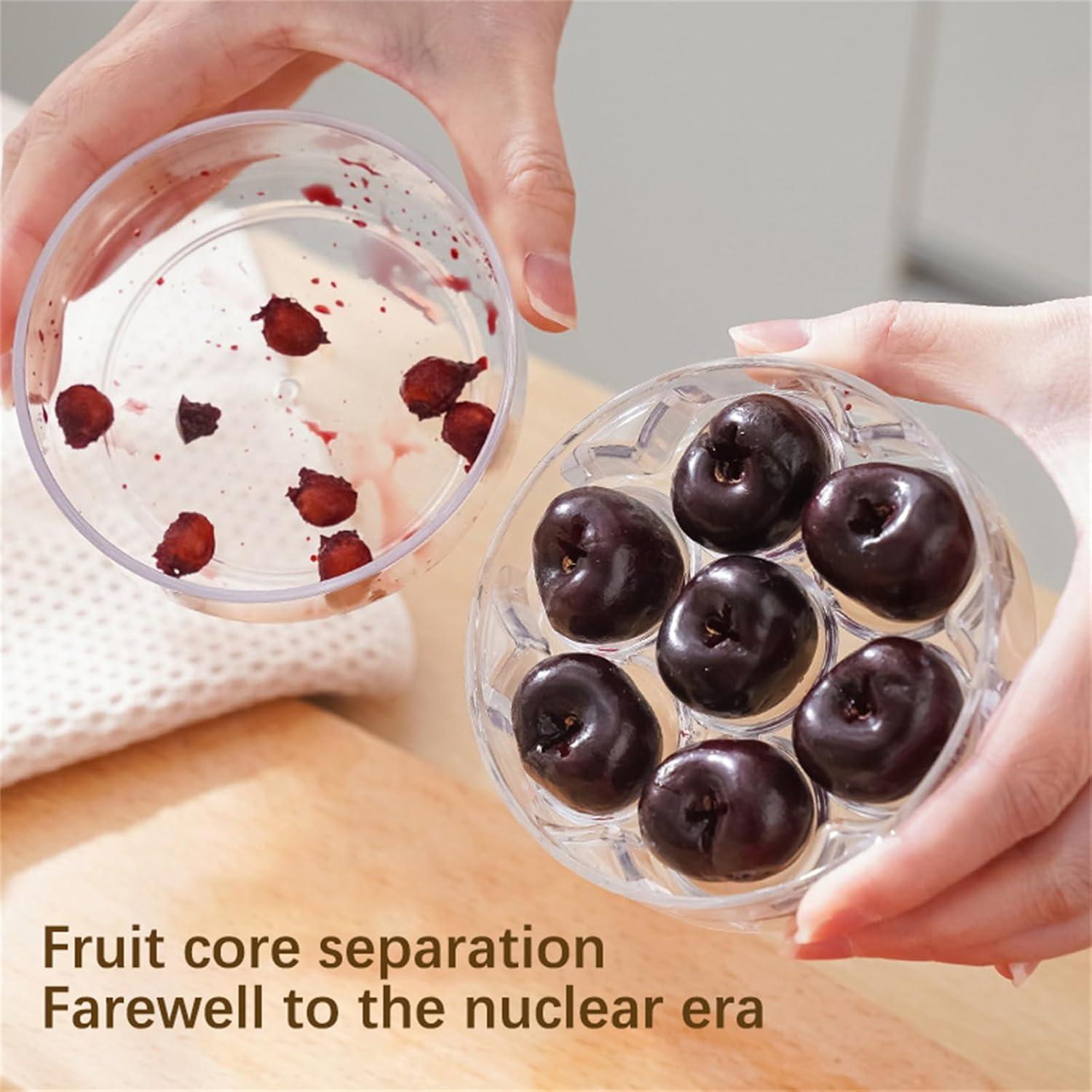 Quita Huesos de Cereza Genérica Rojo, 7 Huesos a la Vez