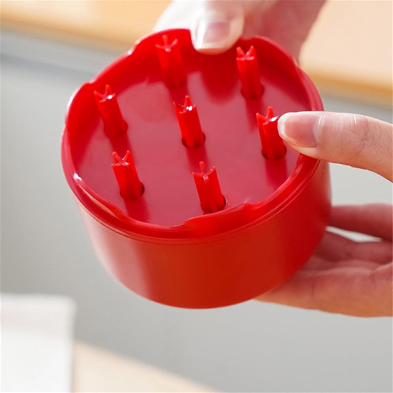 Quita Huesos de Cereza Genérica Rojo, 7 Huesos a la Vez