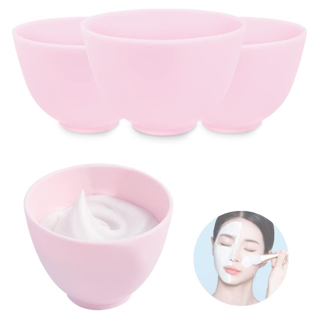 Juego de 4 Tazones Mezcladores de Silicona FERCAISH 8.81 cm