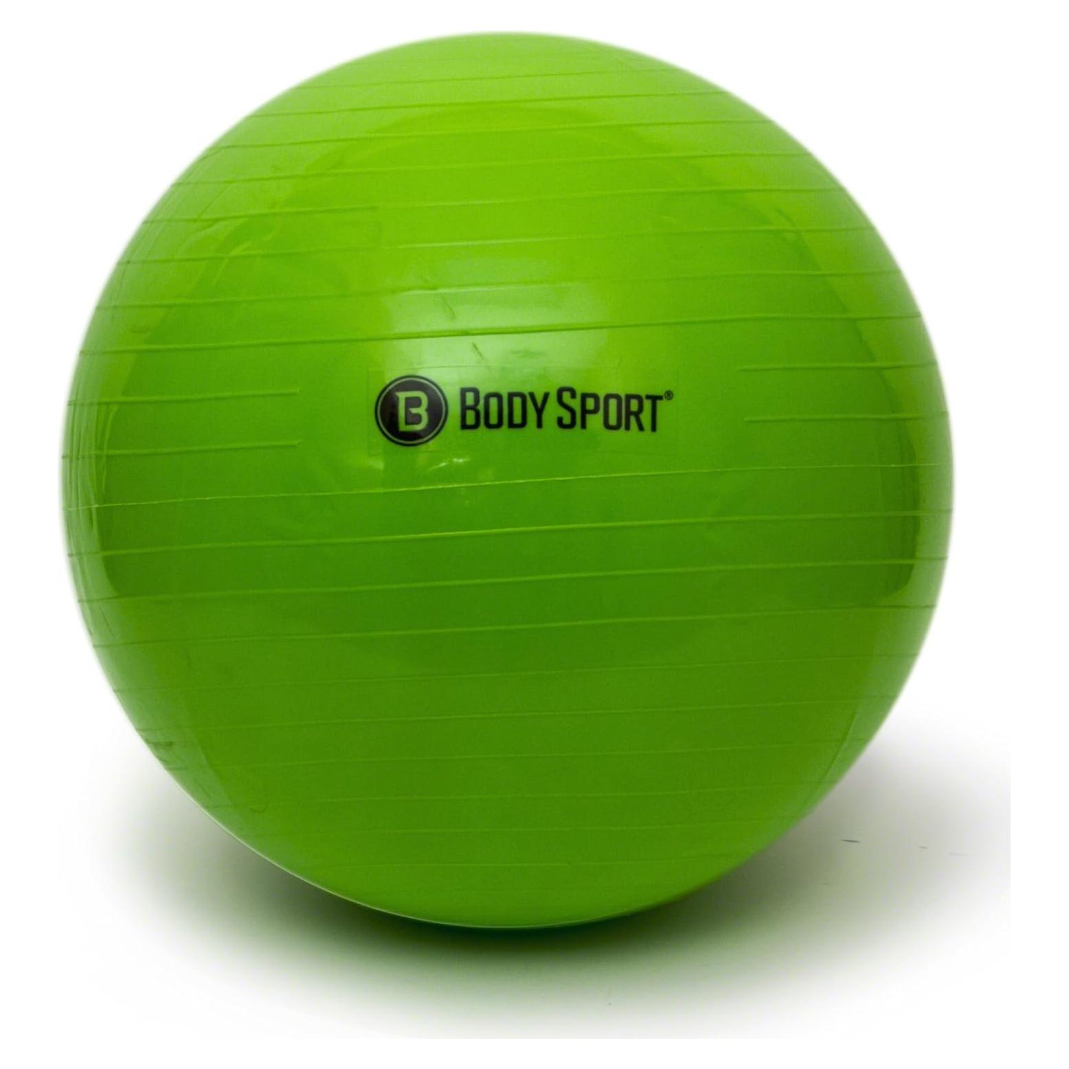 Bola de Ejercicio Body Sport 55 cm Verde con Bomba