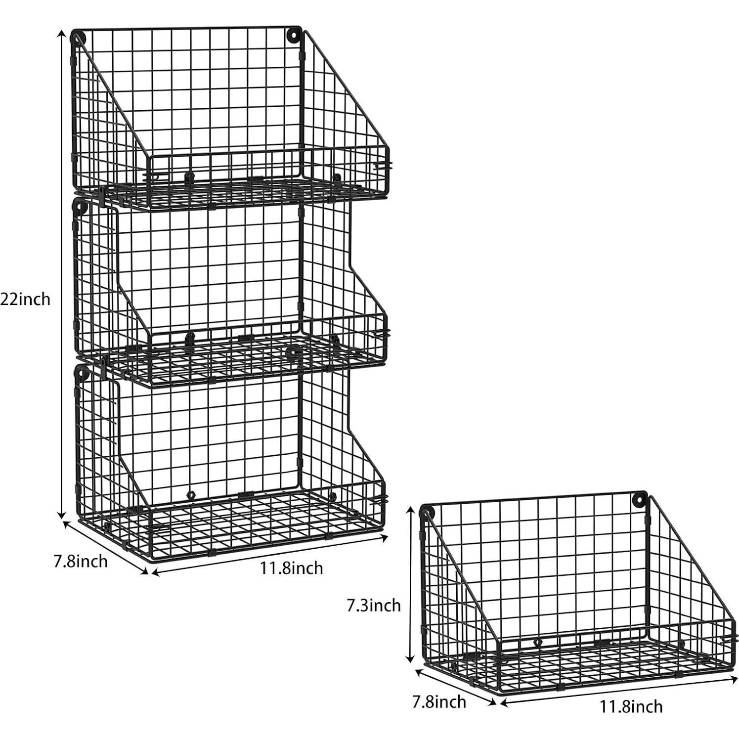 Organizador de Snacks X-cosrack 3 Niveles Plegable 30x20x56cm