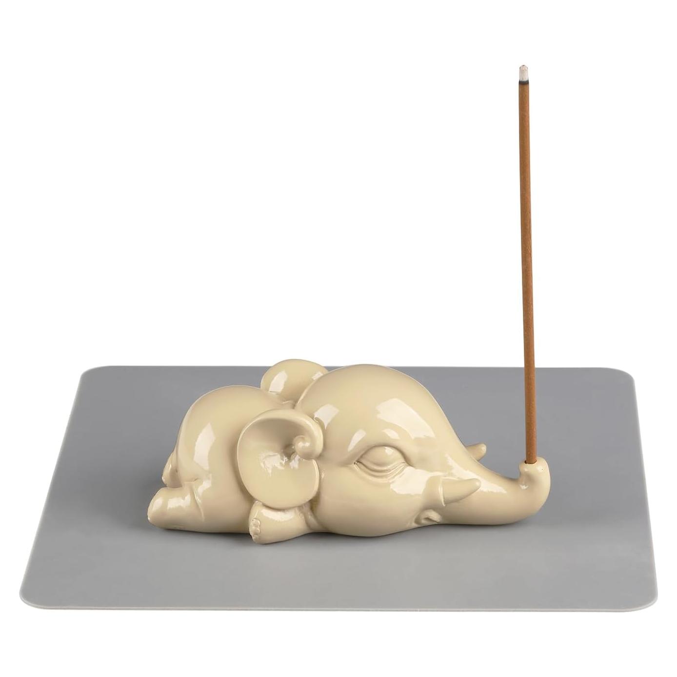 Soporte de Incienso Elefante Cacukap - Resina Ecológica