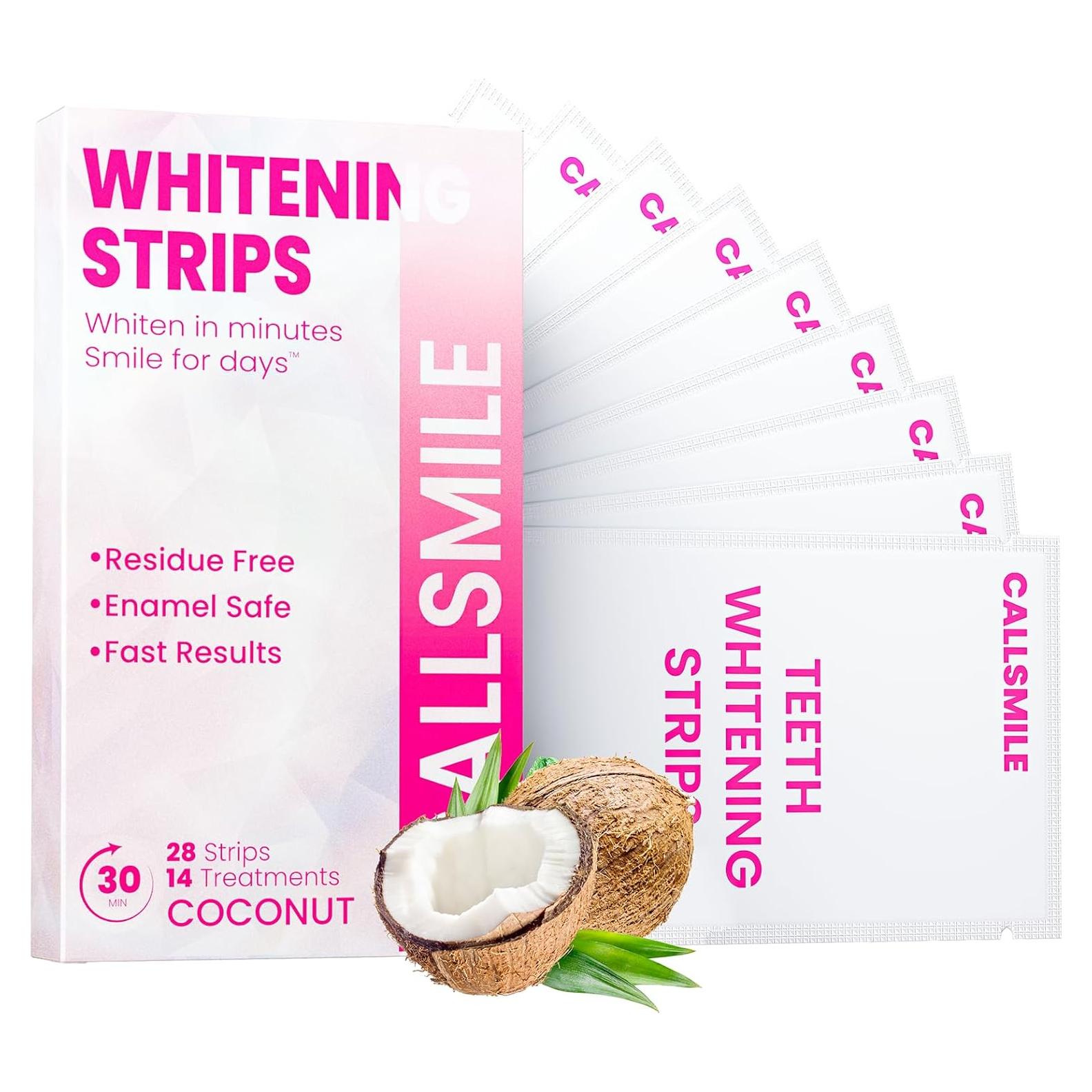 Tiras Blanqueadoras de Dientes CALLSMILE Coco - 28 Tiras