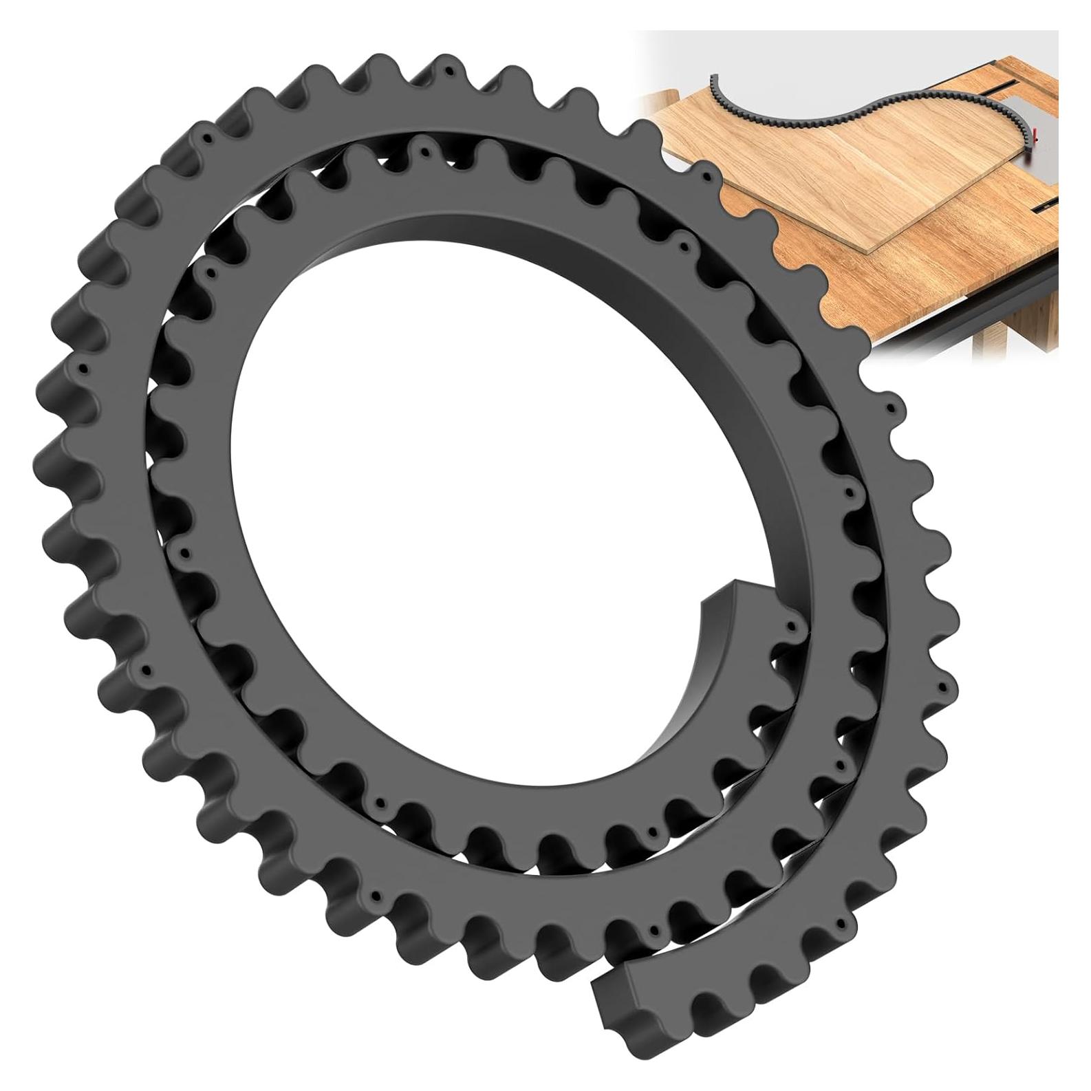 Guía de Router Edge Pisman 100cm Plástico para Fresado Curvas