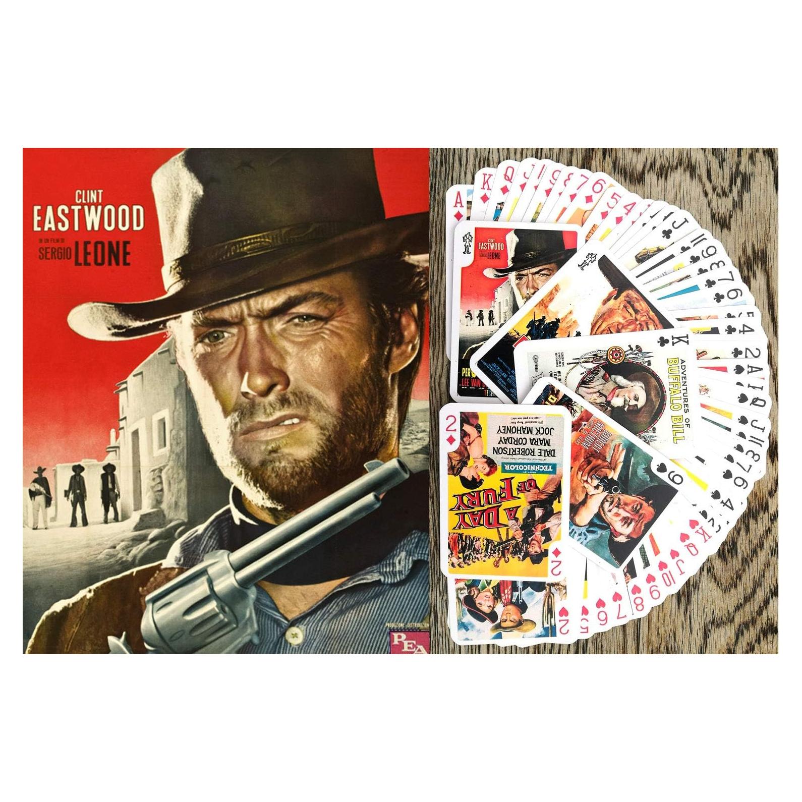 Baraja de Póker Vintage Spaghetti Western FlonzGift 54 Cartas