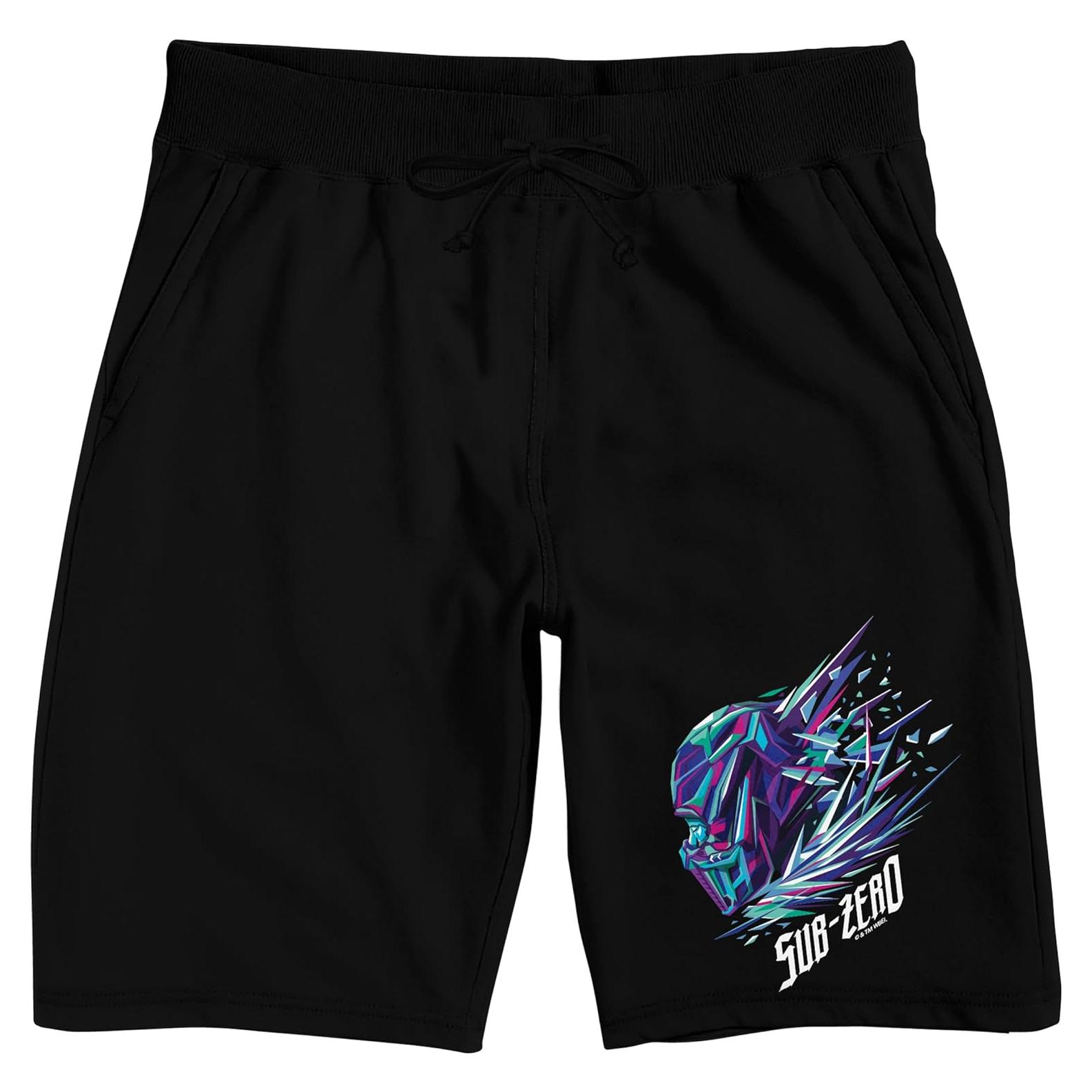 Pantalones Cortos de Pijama Mortal Kombat Sub-Zero Adulto Negro