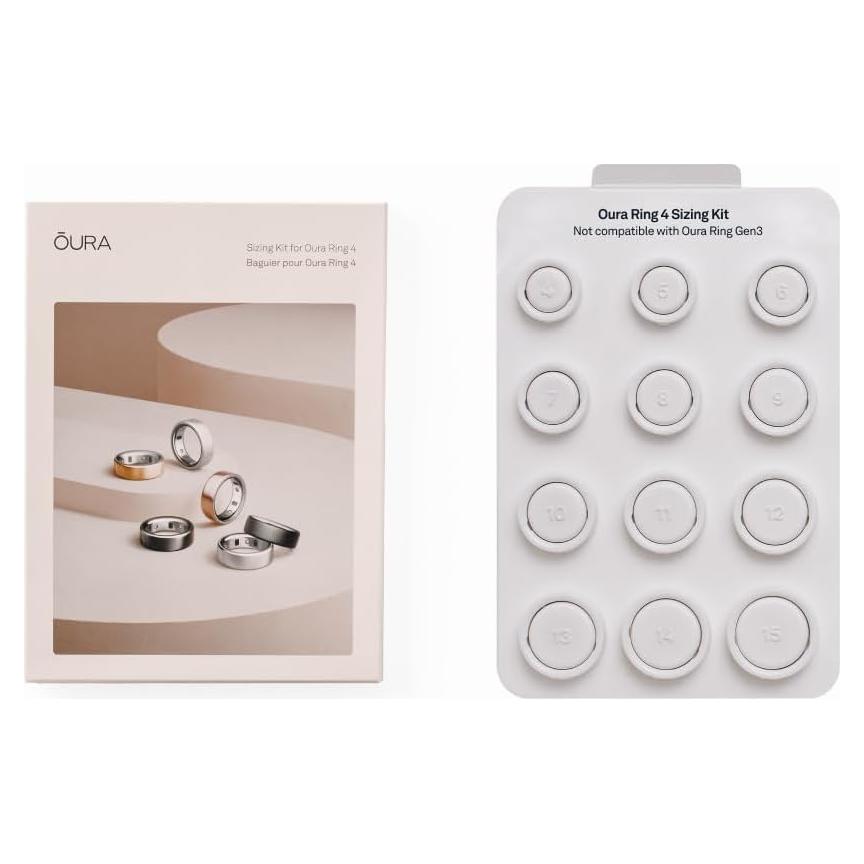Kit de Tamaño Oura Ring 4 - Ajuste Ideal y Crédito