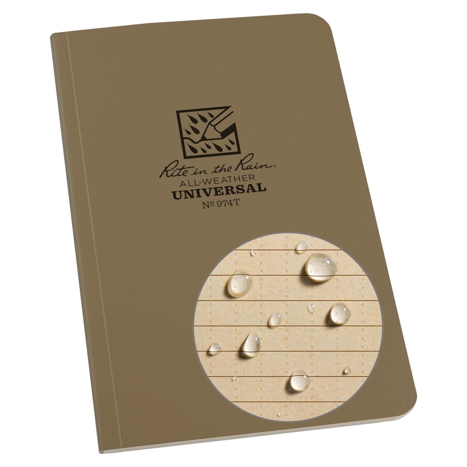 Cuaderno Impermeable Rite in the Rain 974T Beige 128 Páginas