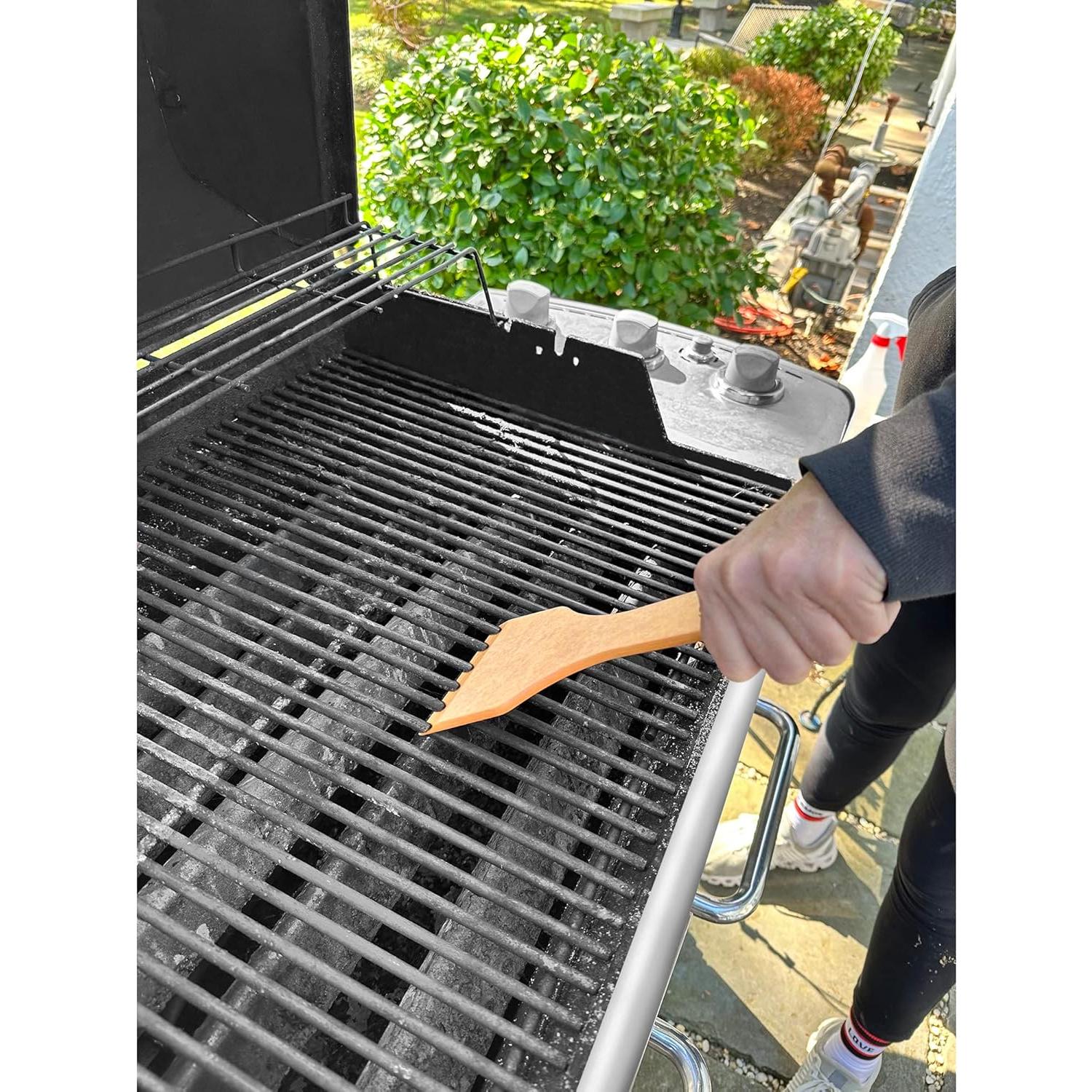 Raspador de Parrilla de Madera Verde Outset 26 cm Sin Ranuras