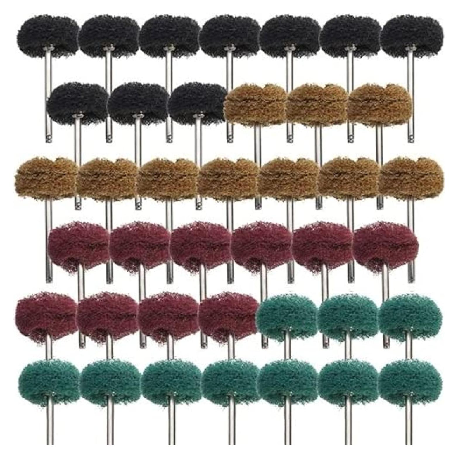 Juego de Ruedas Abrasivas Rocaris 40 Piezas 25mm para Pulido