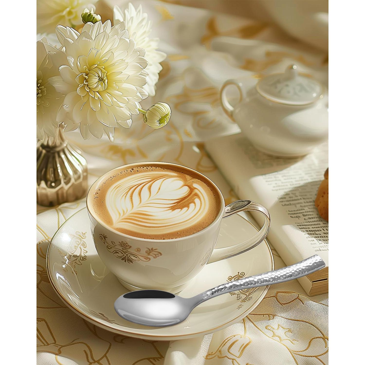 Juego de Cubiertos Martillados Ollex 65 Piezas para 12 Personas