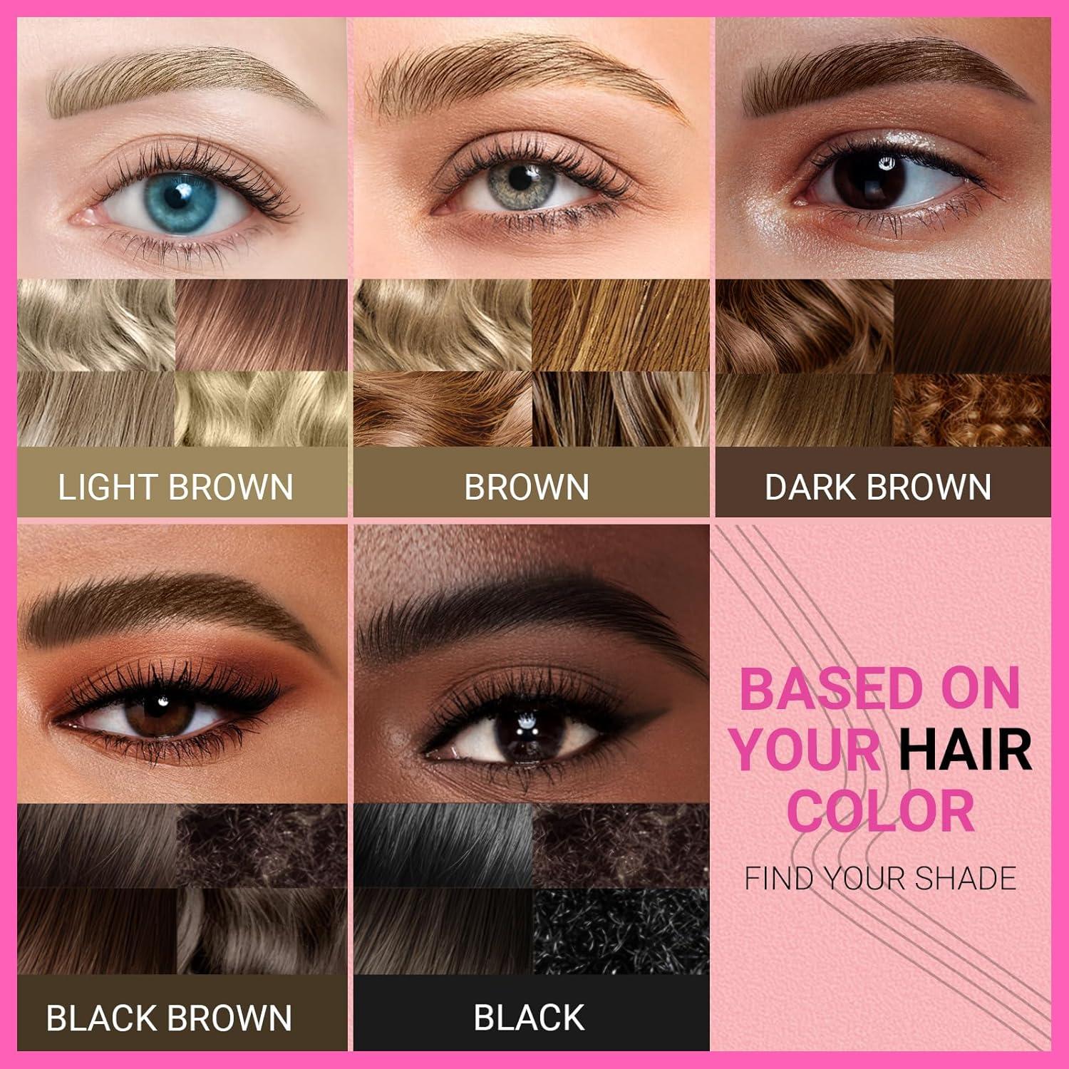 Lápiz de Cejas iMethod 2-en-1 Marrón Claro con Cepillo