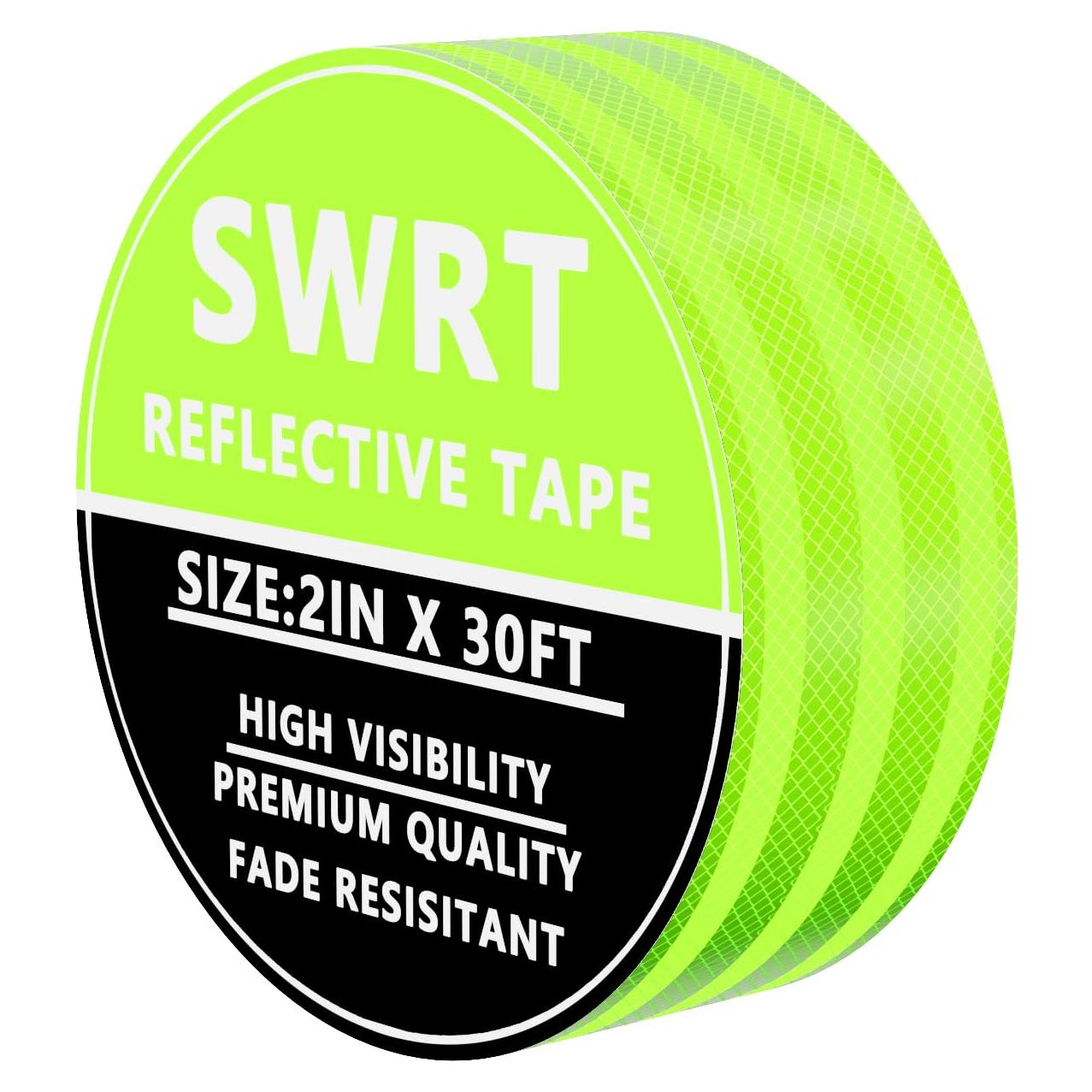 Cinta Reflectante SWRT 5.08 cm x 9.14 m Verde Fluorescente