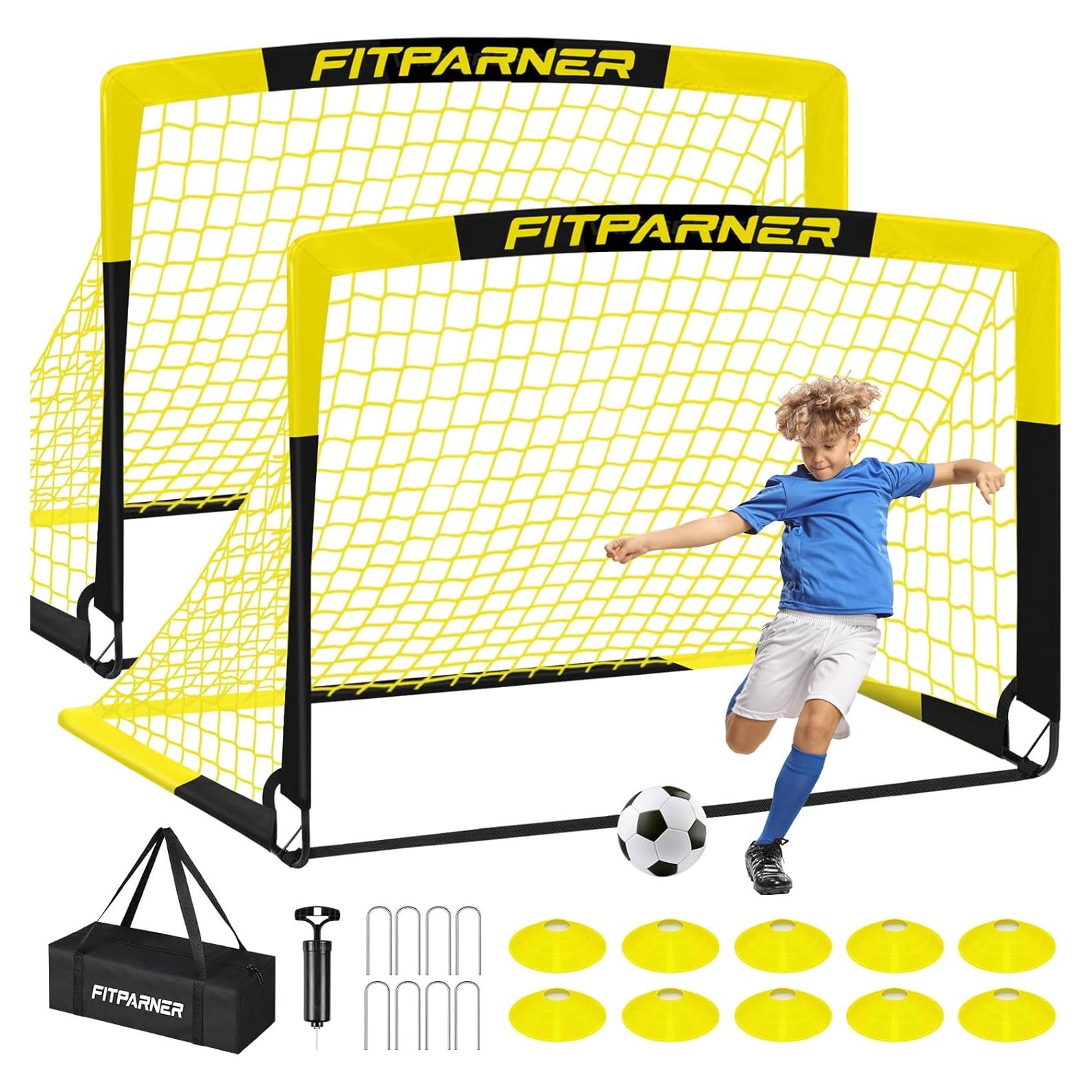 Portería de Fútbol Plegable FITPARNER 1.83x1.22m para Niños