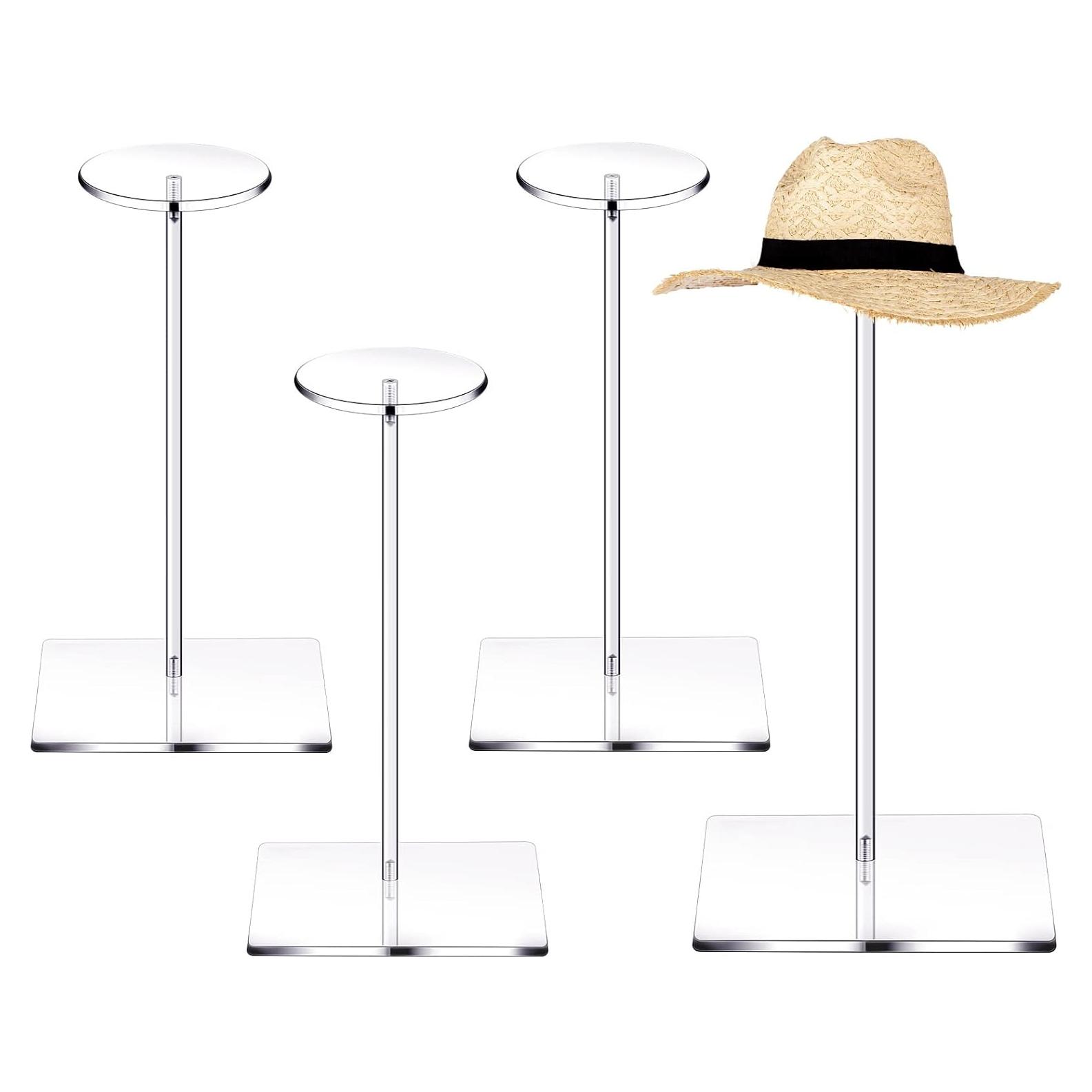 Soporte Acrílico para Sombreros Chunful - 4 Piezas 30 cm