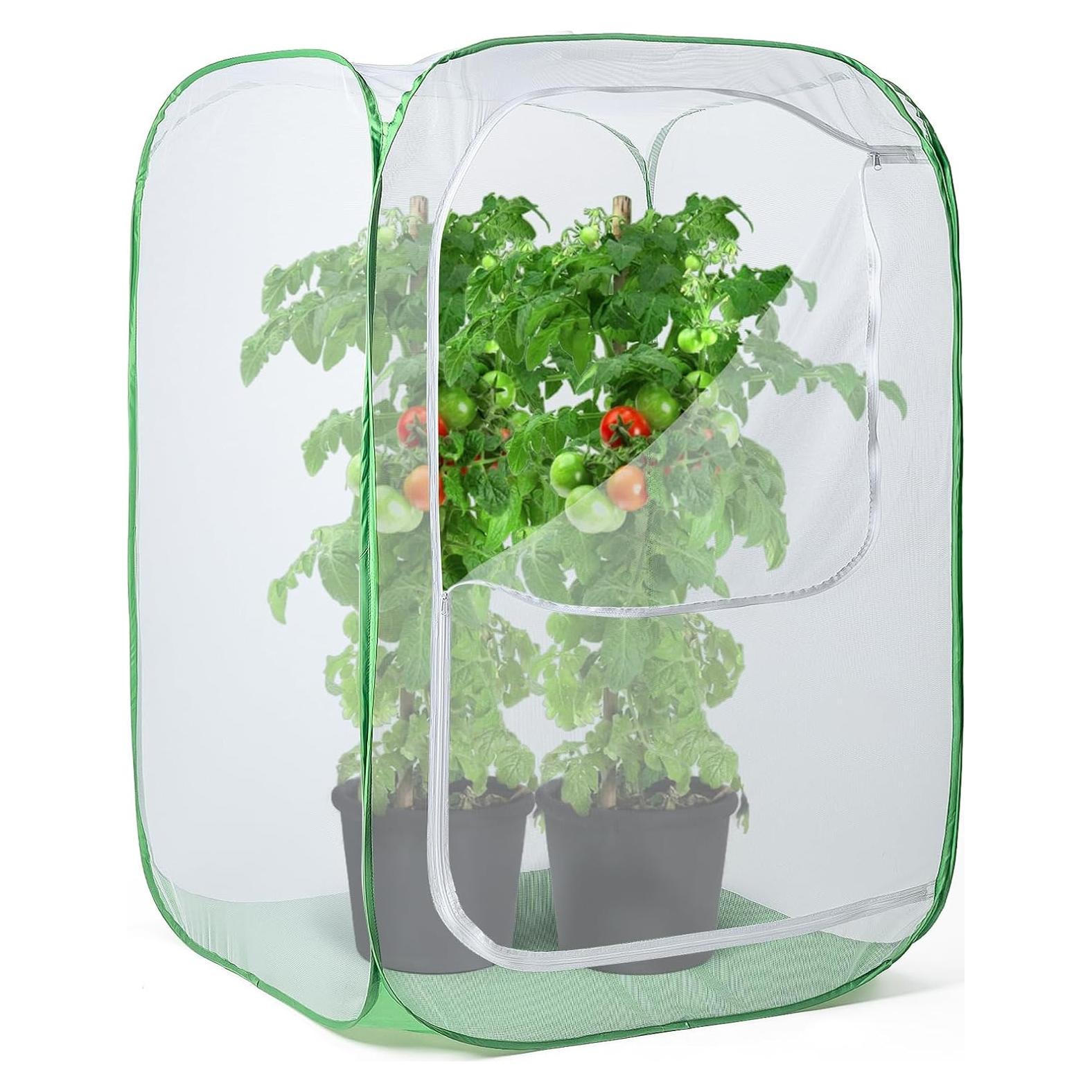 Jaula Pop-Up para Plantas RESTCLOUD 40x40x60 cm Protección Plagas