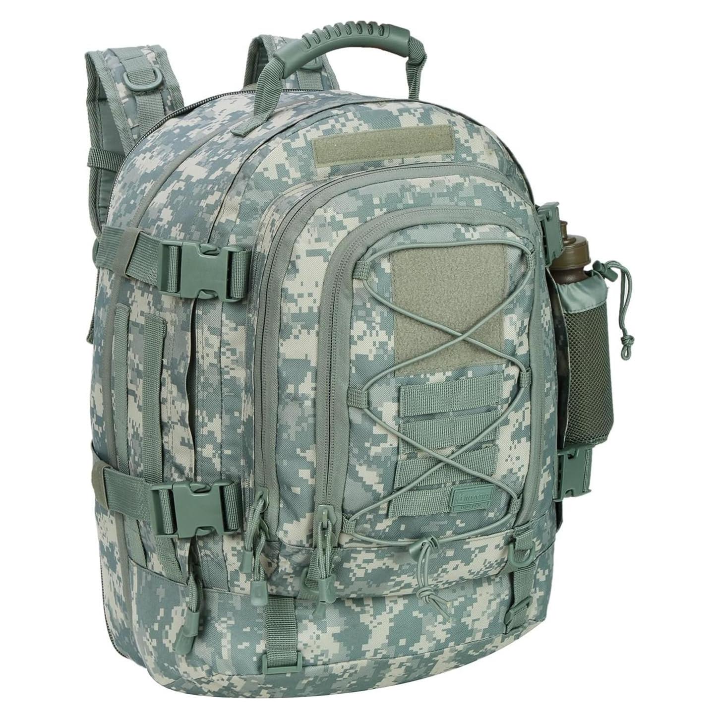 Mochila Táctica Expandible Militar ACU 60L para Senderismo