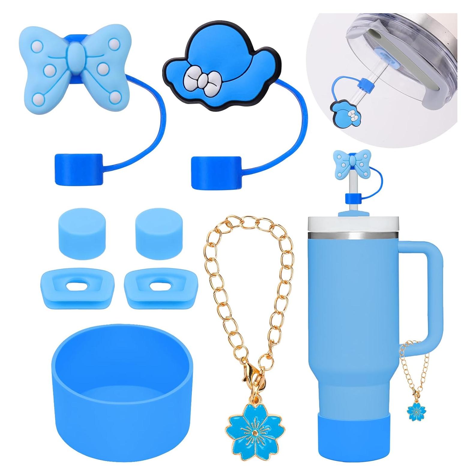 Conjunto de Accesorios Mity Rain para Stanley Cup 30/40 oz - 10 Piezas Azul