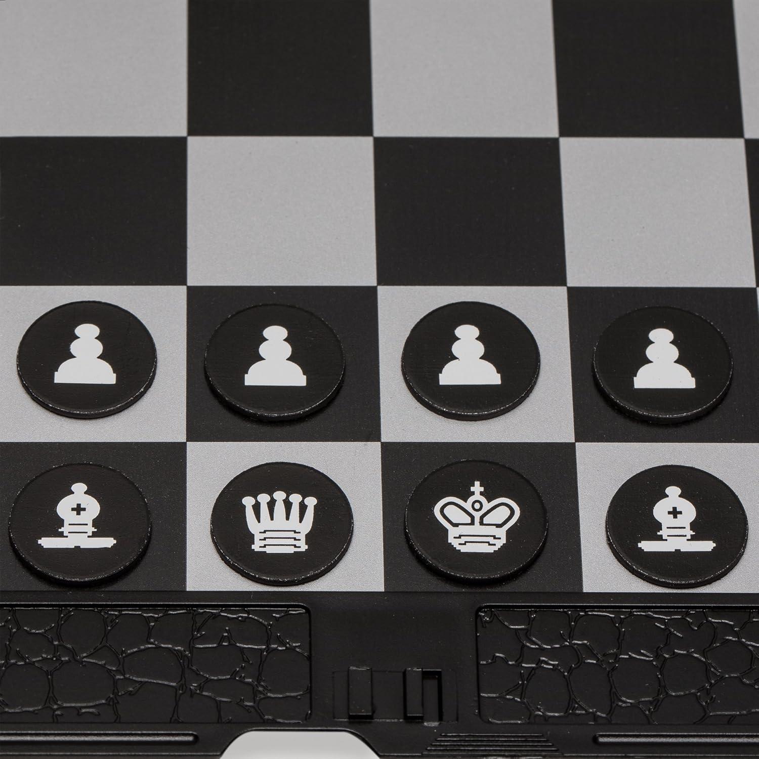 Juego de Ajedrez Plegable Magnético Yellow Mountain 20 cm