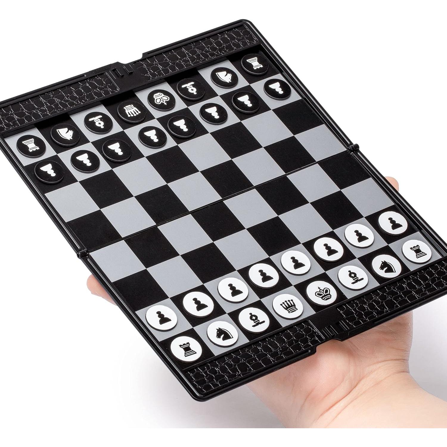 Juego de Ajedrez Plegable Magnético Yellow Mountain 20 cm