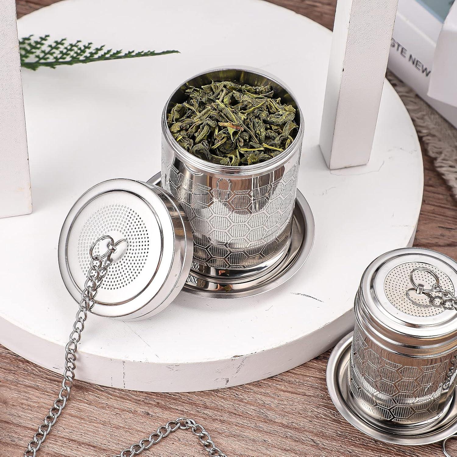 Infusores de Té Prudiut de Acero Inoxidable - 2 Piezas