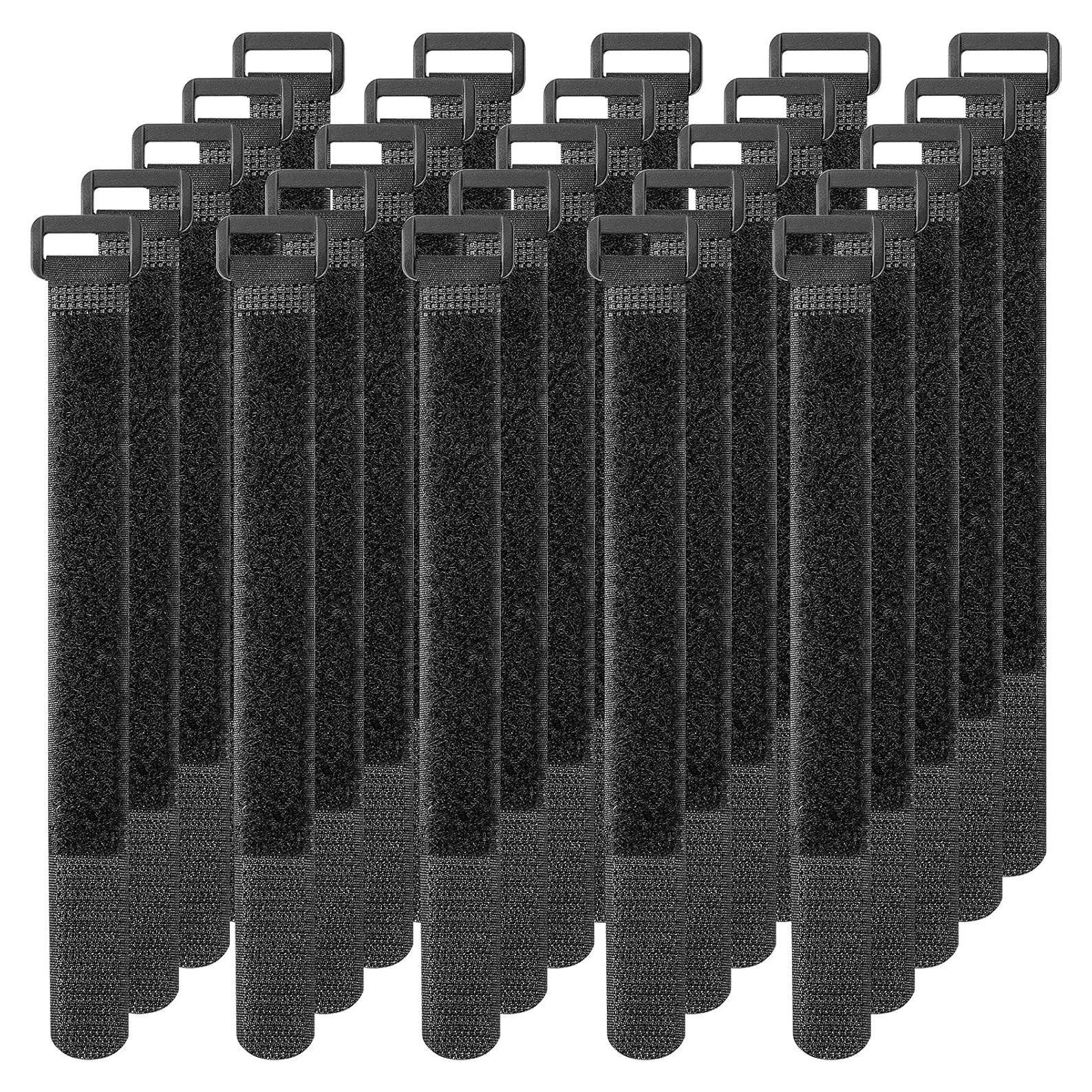 Organizador de Cables PASOW 20.32 cm Paquete de 25 Piezas