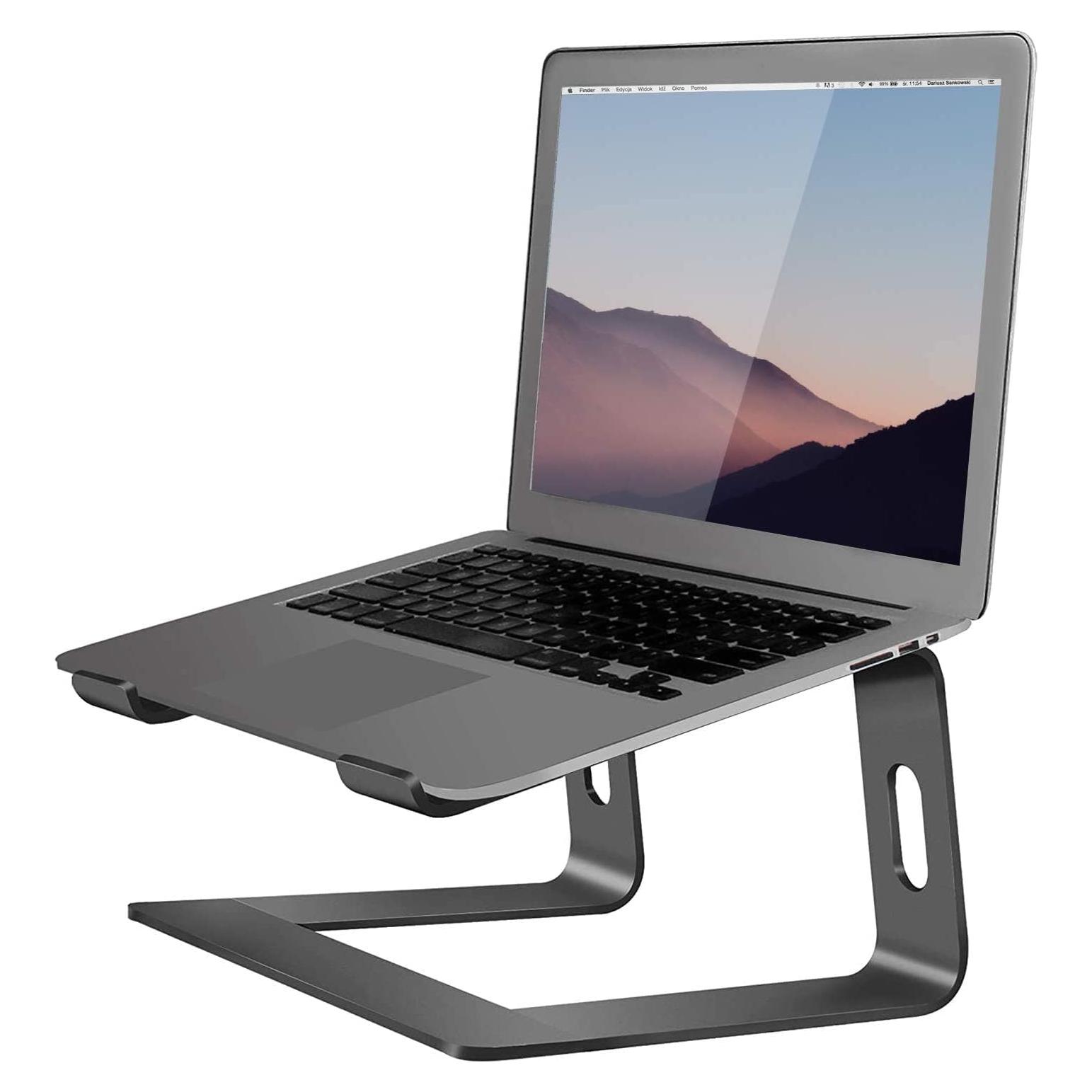 Soporte para Laptop Orionstar Ergonómico Aluminio 10-15.6" Negro