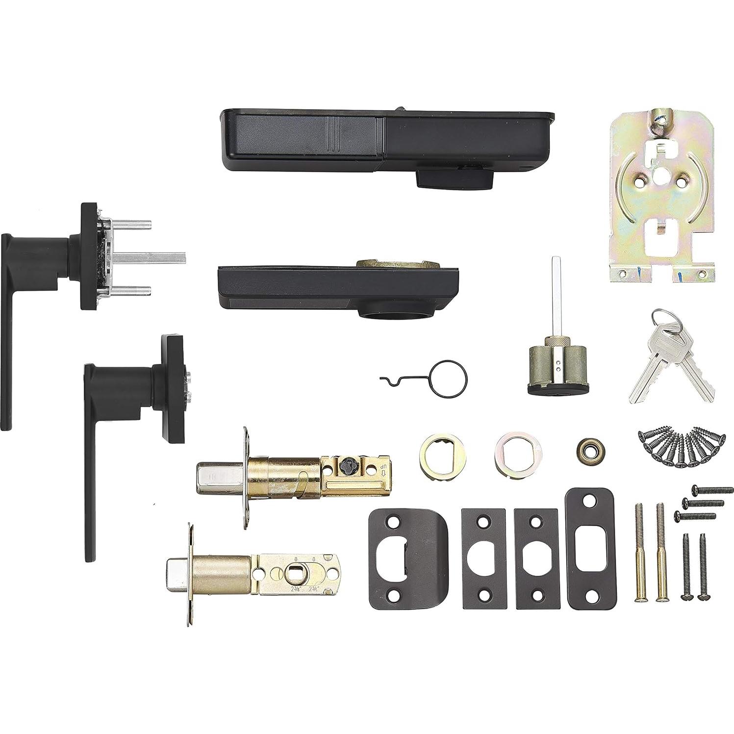 Cerradura Electrónica Táctil Amazon Basics Grado 3 Negro Mate