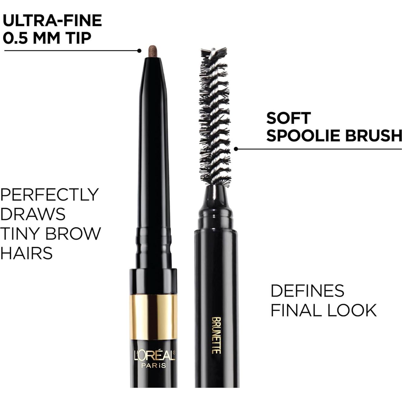 L'Oreal Paris Lápiz Definidor de Cejas Impermeable Castaño 0.86g