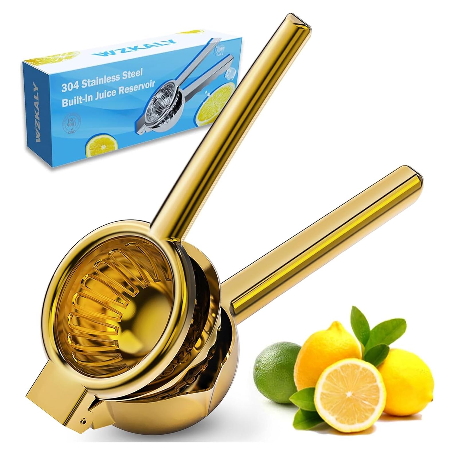 Exprimidor de Limón WZKALY de Acero Inoxidable 9" Manual