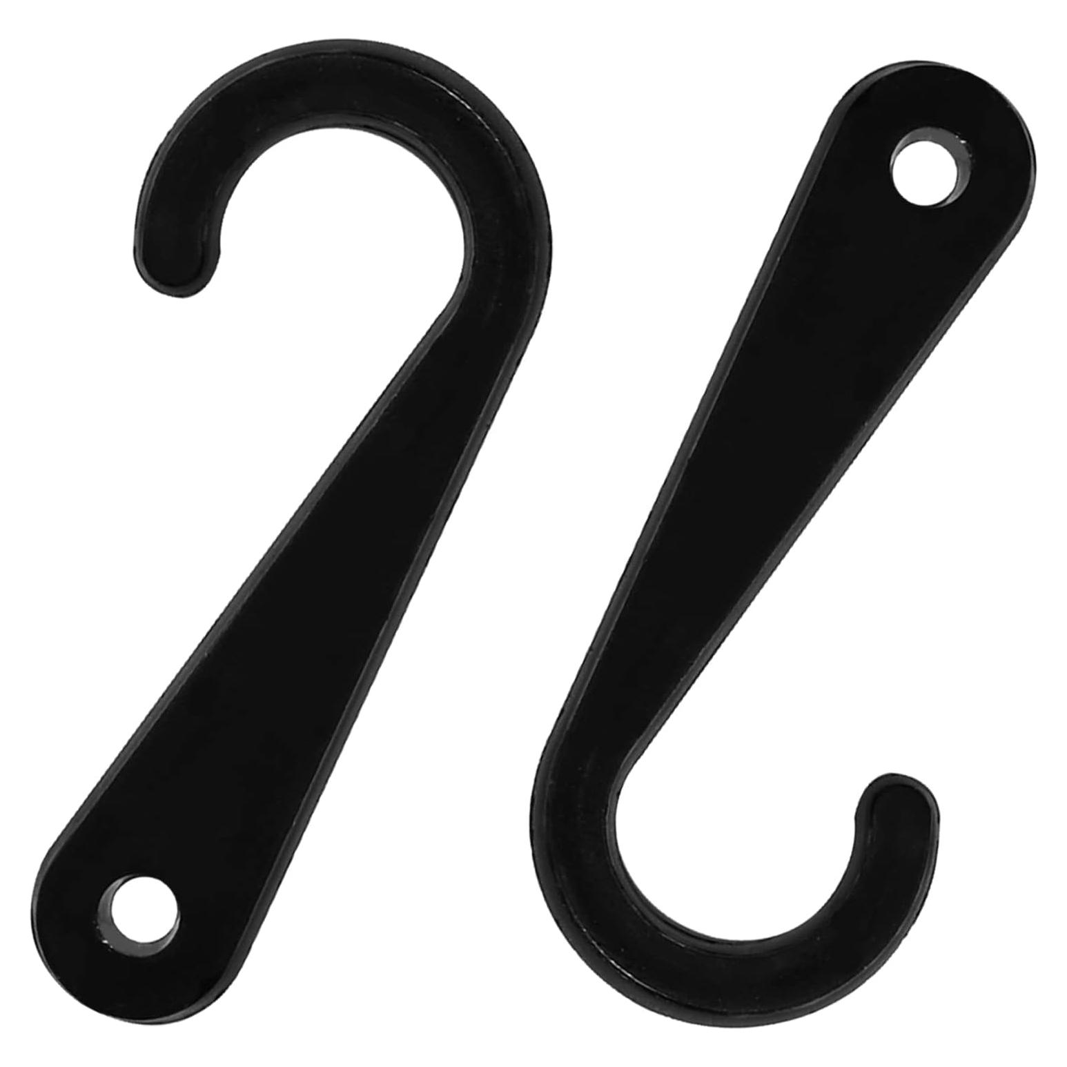 500 Ganchos en J Renashed para Exhibición de Calcetines Negros