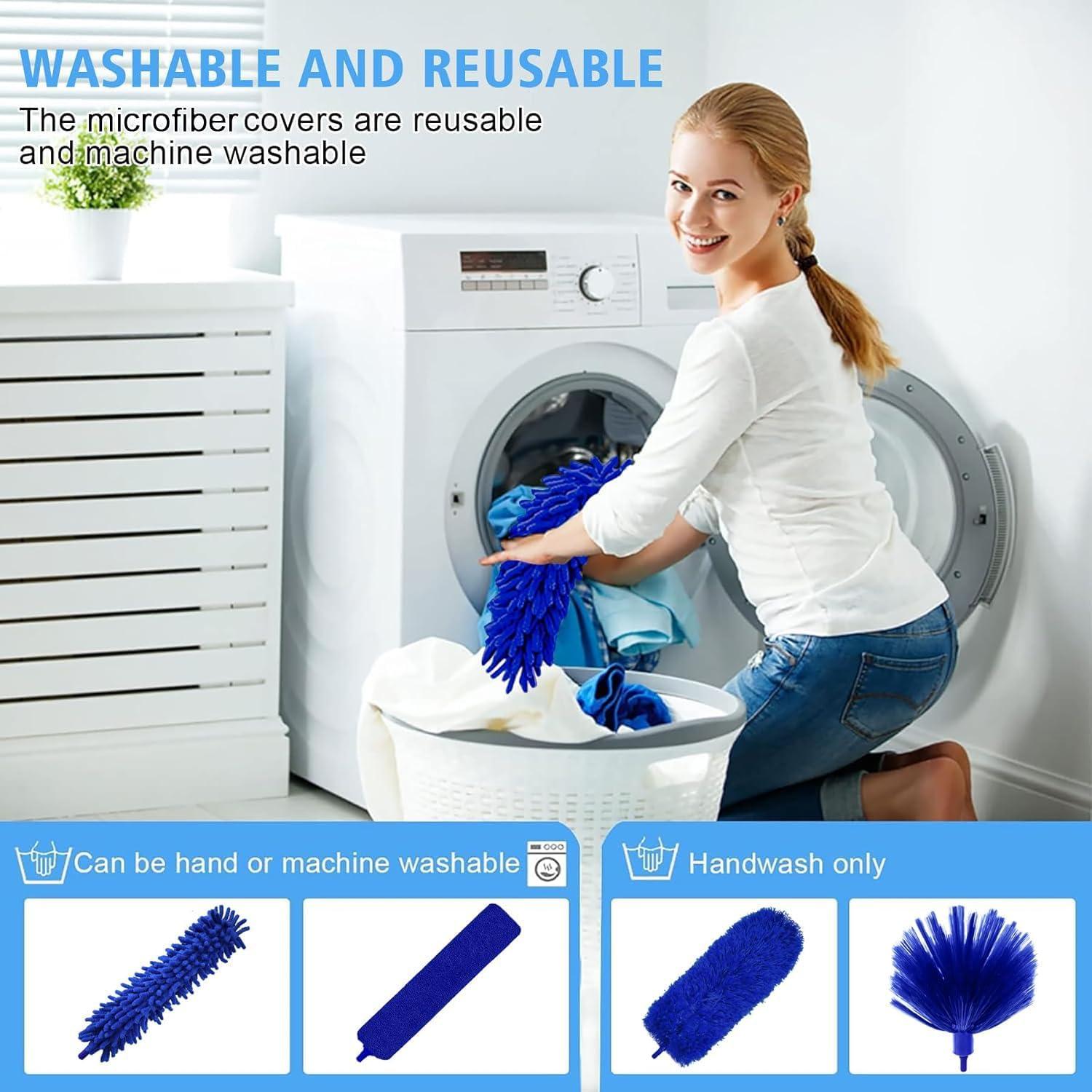 Kit de Plumero 5-en-1 Duraone con Mango Extensible 254 cm