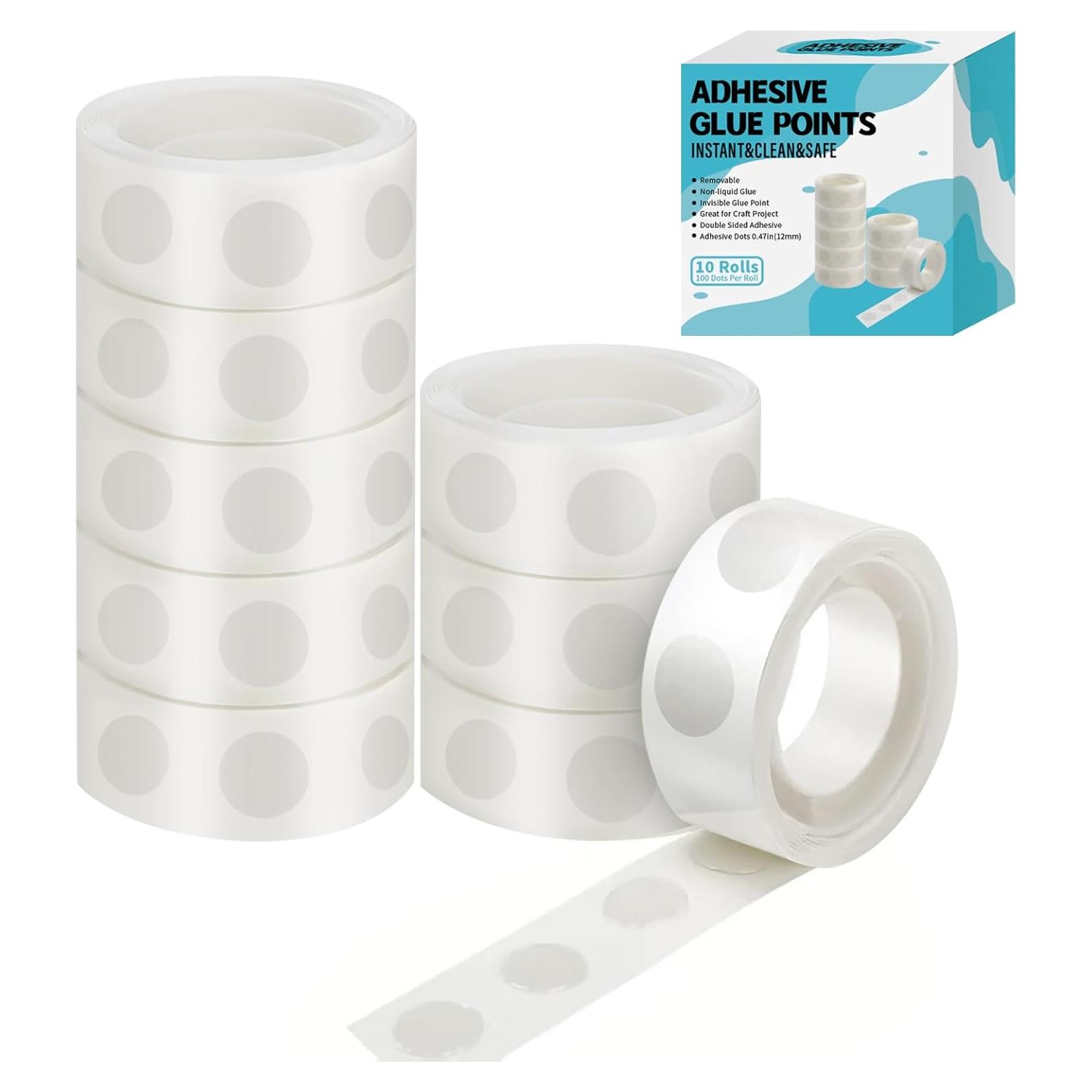 1000 Puntos de Pegamento Transparente Doble Cara GEGEMAOYI