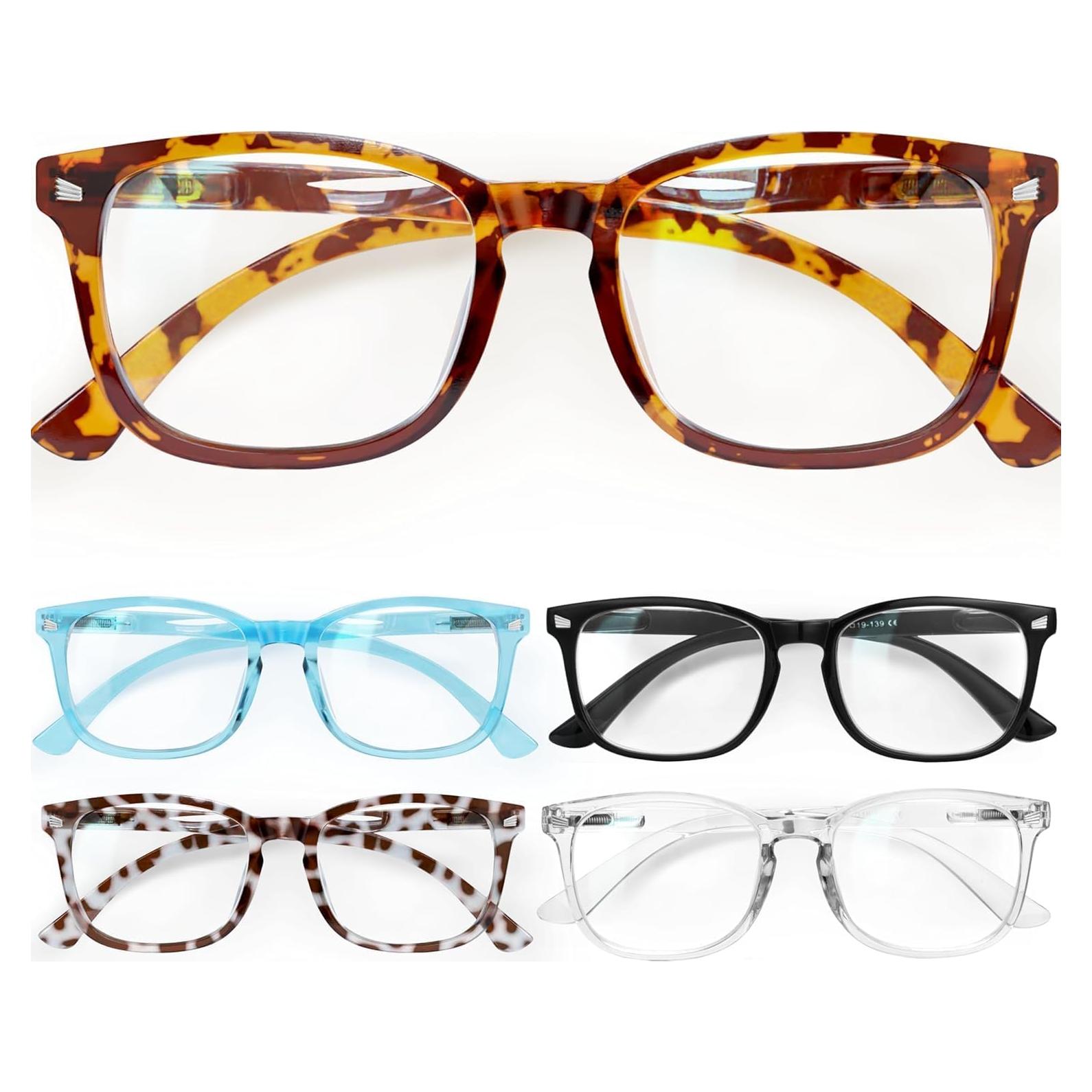 Gafas de lectura CCVOO unisex 1.75x anti luz azul