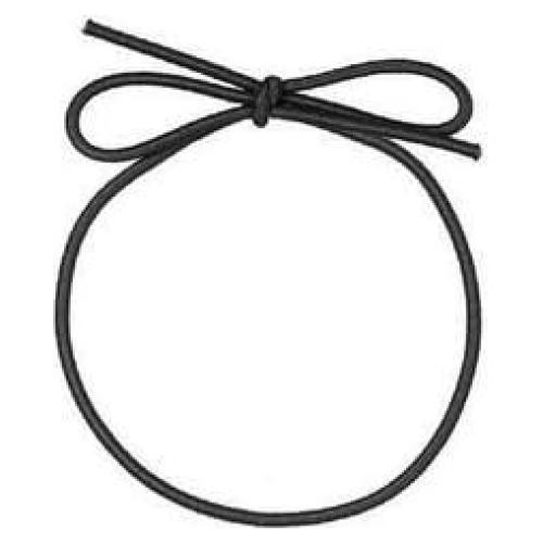 K-Kraft Lazos Elásticos Negros Mate 50 Unidades 25.4 cm