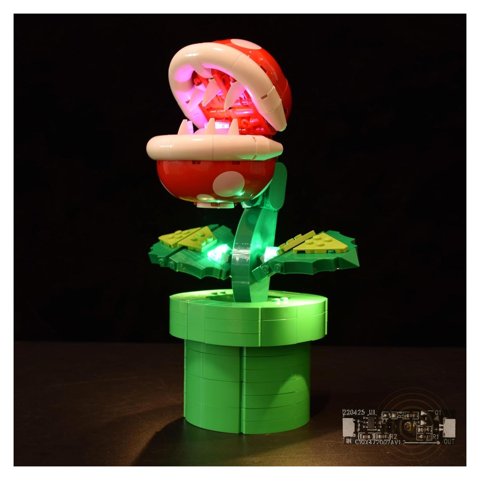Kit de Iluminación LED LightGo para Planta Piraña Lego 71426