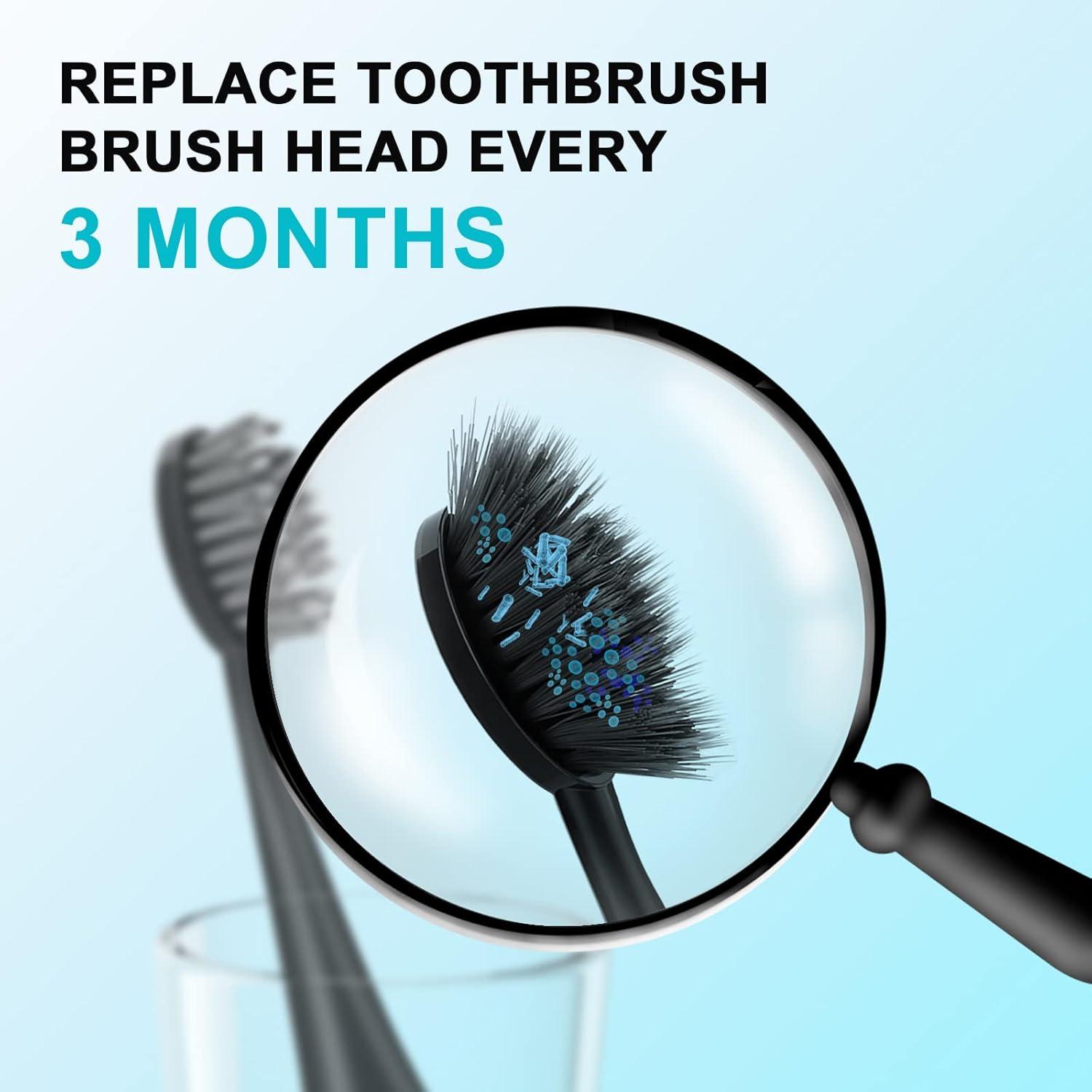 Cabezas de cepillo de dientes eléctrico Burst 5 unidades negras