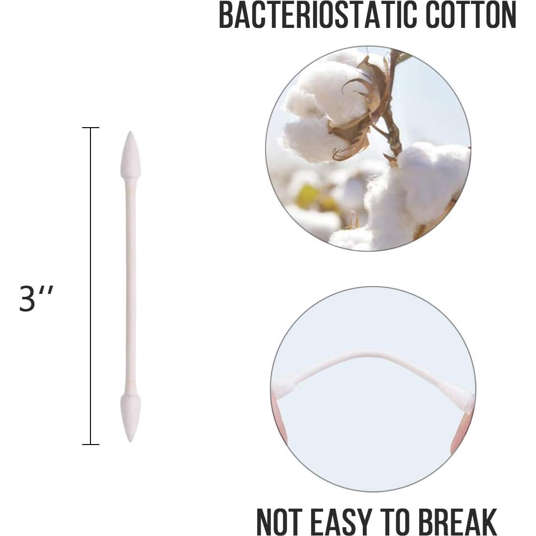 Hisopos de Algodón Joyeah Doble Punta 800 Piezas 7.8 cm