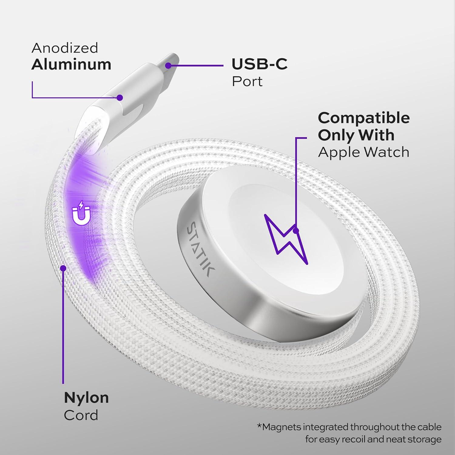 Estación de Carga Magnética Statik MagStack para Apple Watch 0.91 m