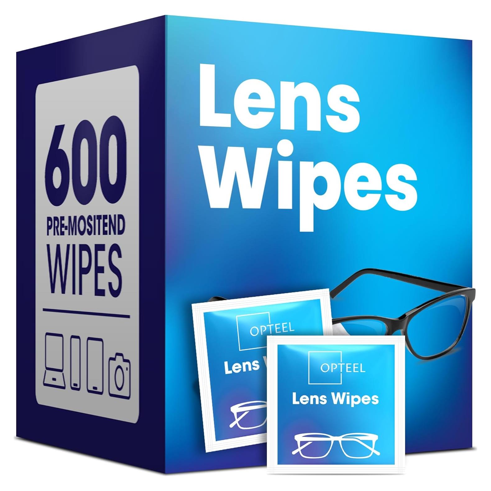 Toallitas de limpieza para lentes Opteel 600 unidades