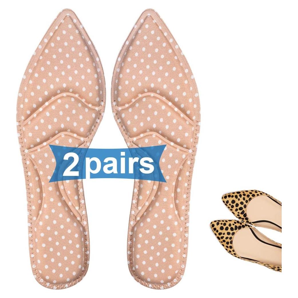Plantillas de espuma Pnrskter para tacones altos - 2 pares beige