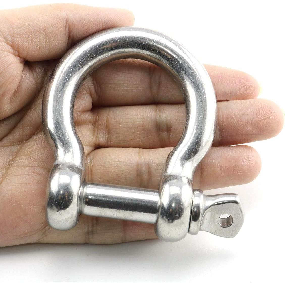 Grillete de Anclaje M12 Acero Inoxidable 1.27 cm 1400kg