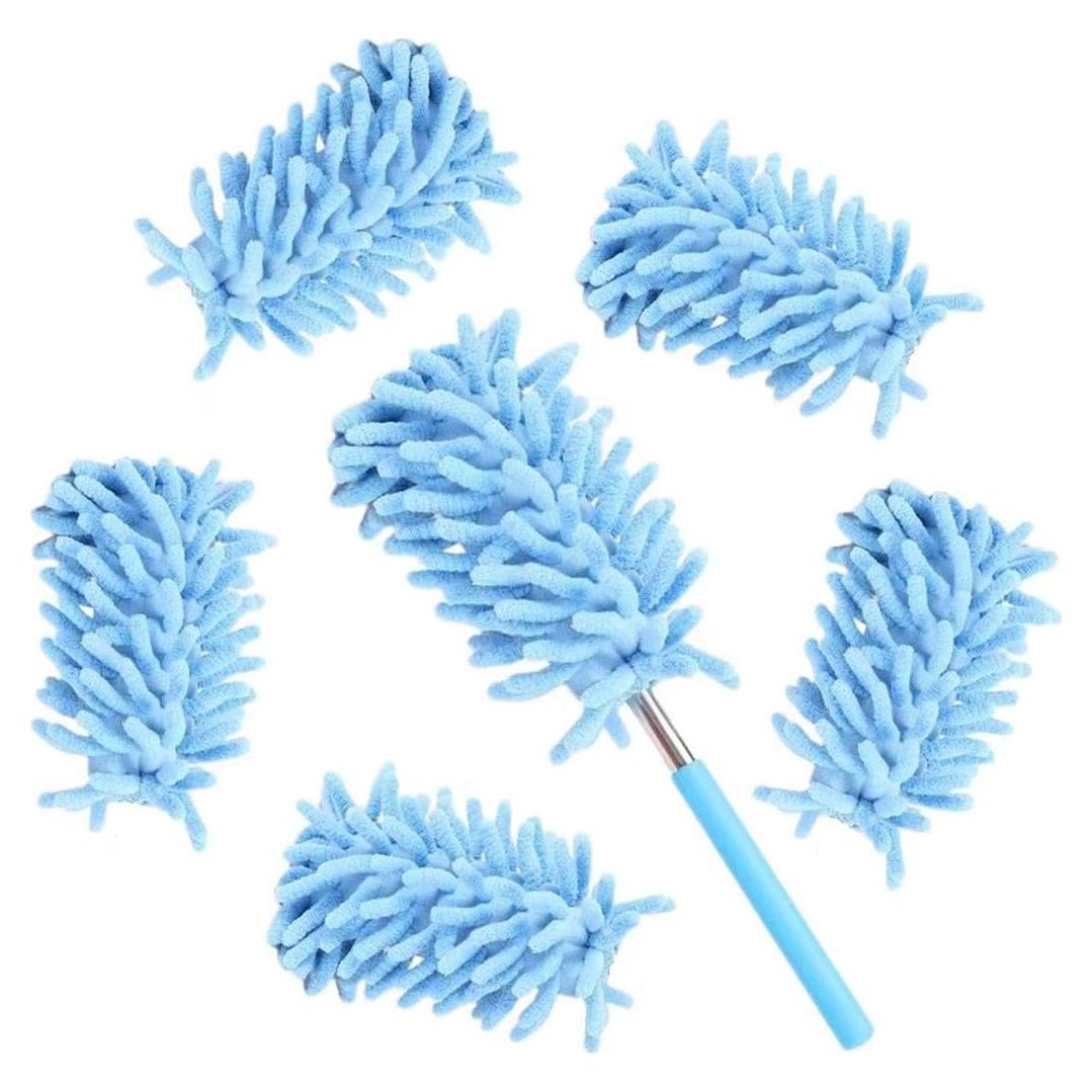 Duster de Microfibra Eichopmen 6 Pcs Extensible 28-75 cm Azul