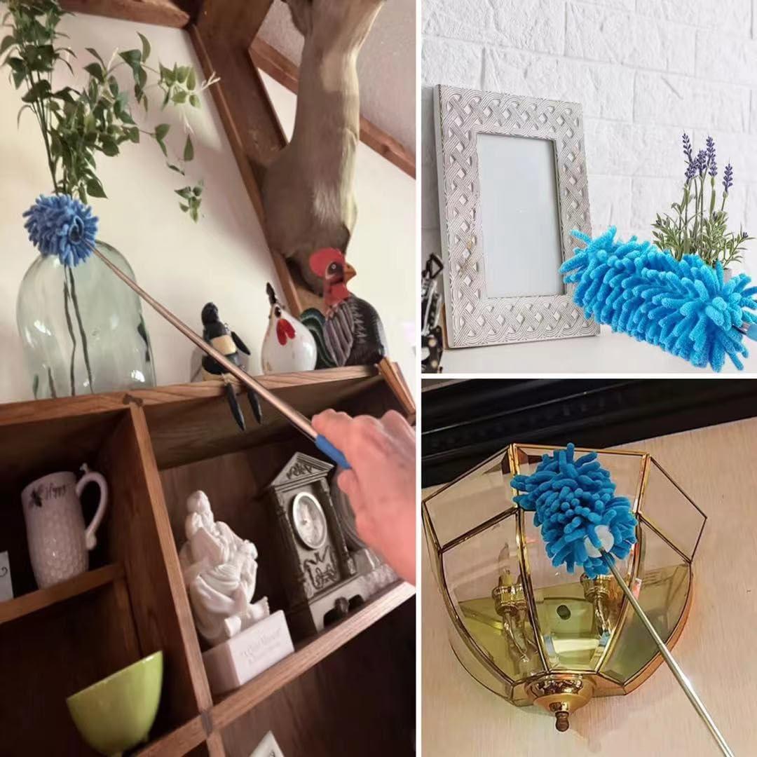 Duster de Microfibra Eichopmen 6 Pcs Extensible 28-75 cm Azul